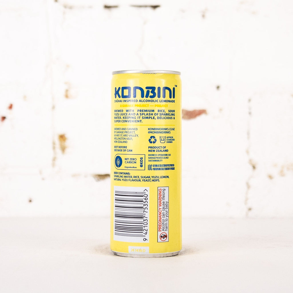 Konbini - Yuzu Lemon Alcoholic Lemonade 250ml
