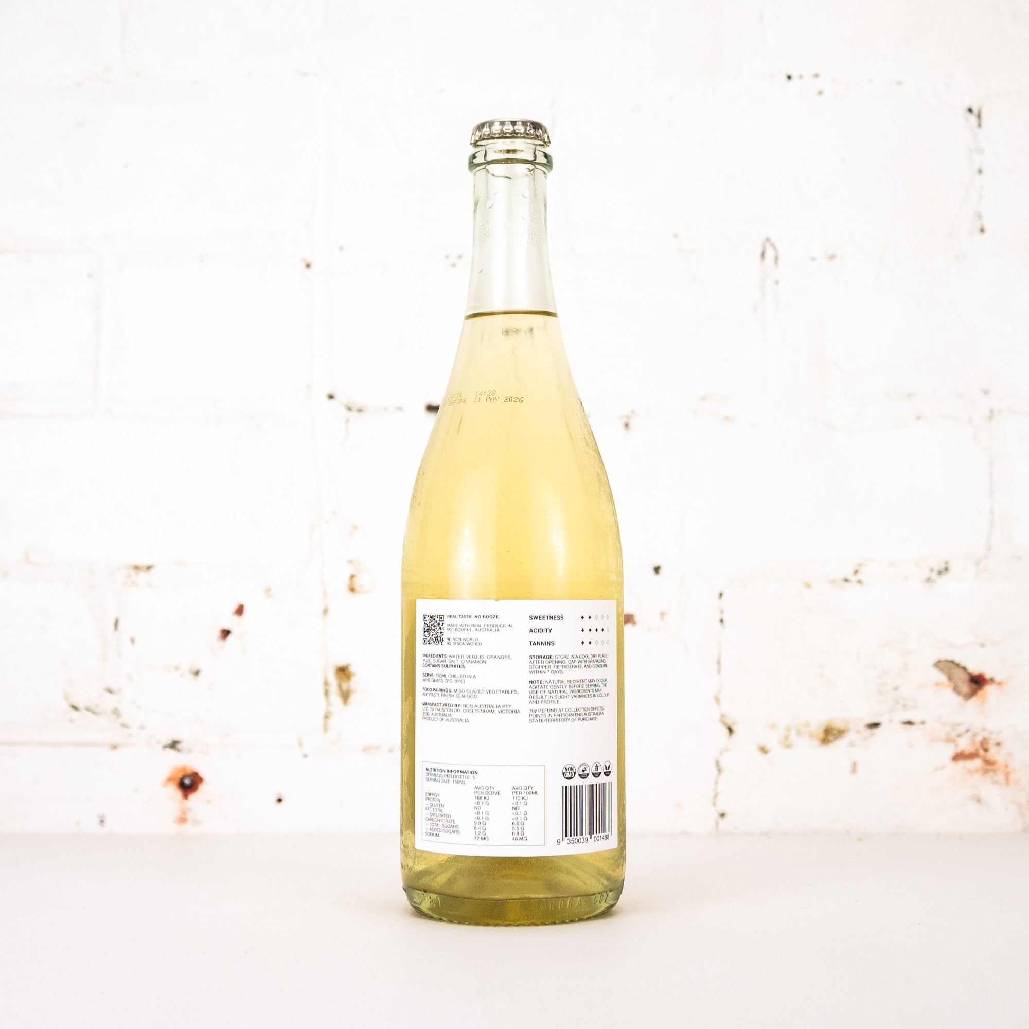 NON - #3 Toasted Cinnamon & Yuzu 750ml