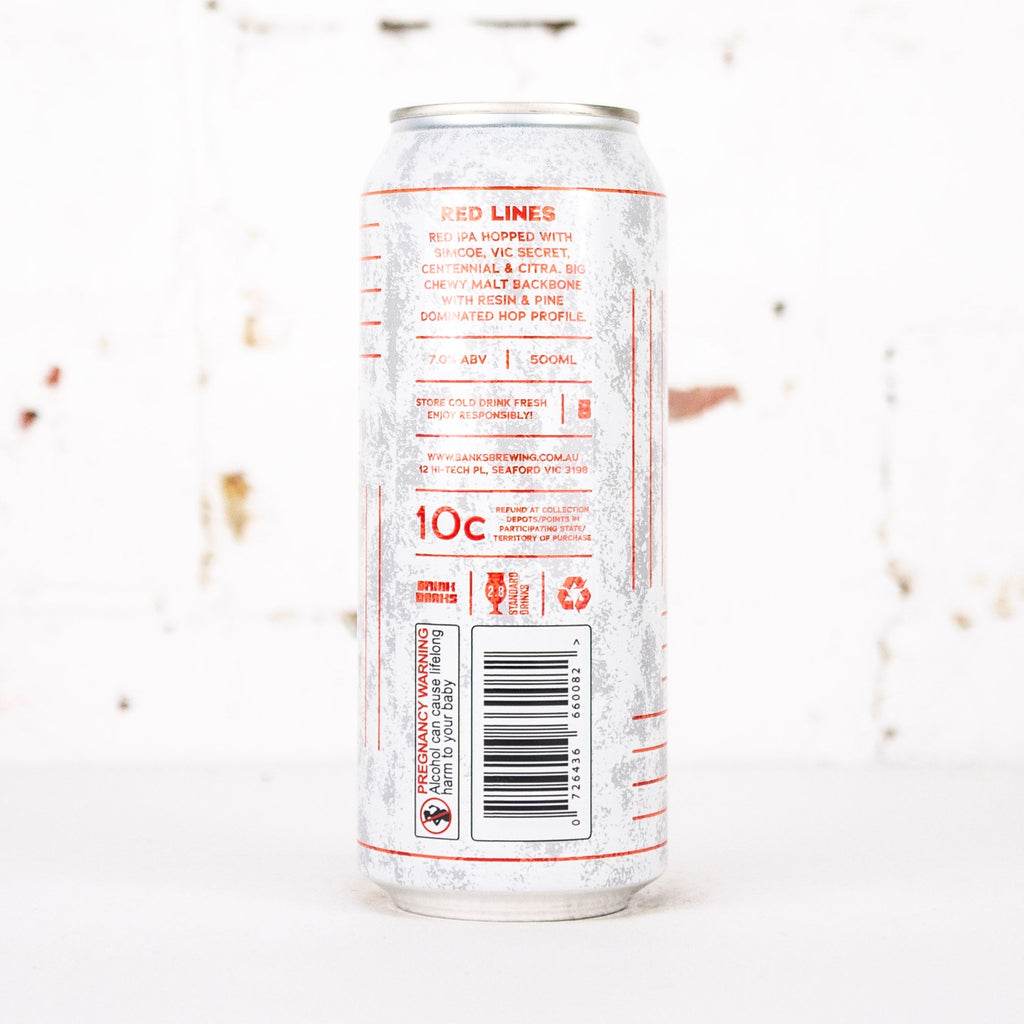Banks - Red Lines Red IPA