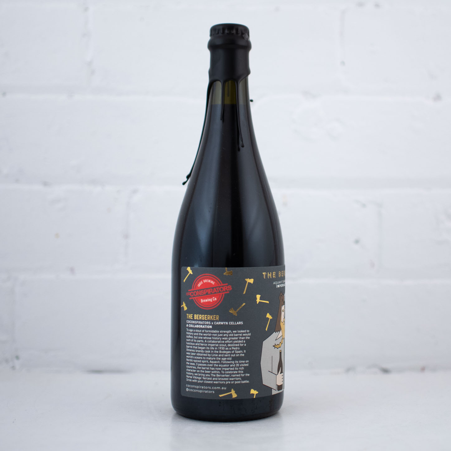 Co Conspirators & Carwyn - The Berserker Aquavit Imperial Stout 2018 750ml