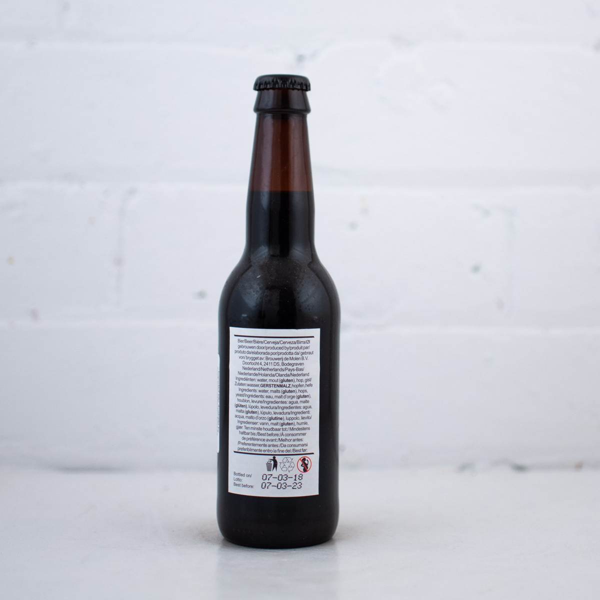 De Molen - Bloed, Zweet and Tranen 2018 Smoked Stout 330ml