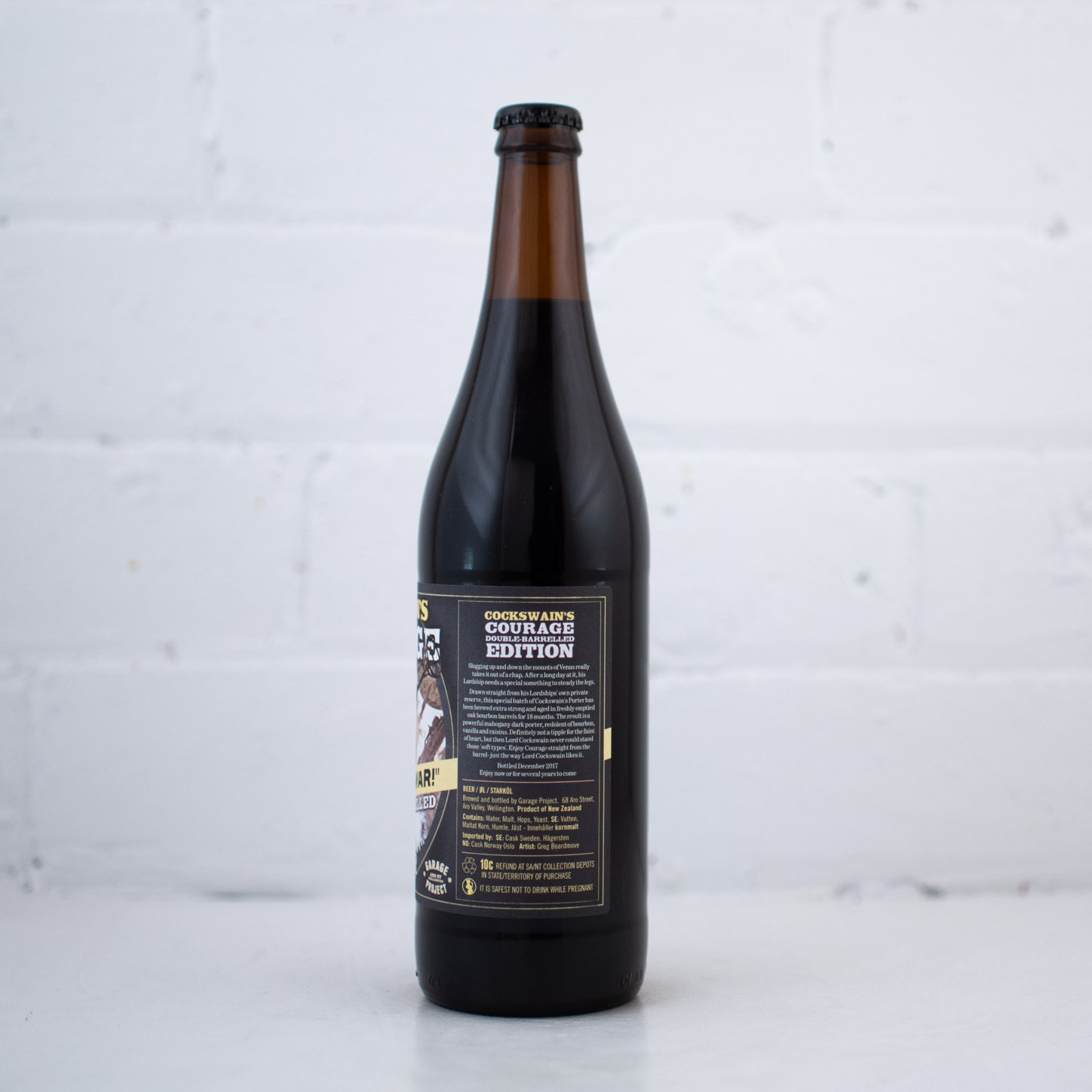 Garage Project - Cockswain's Courage Porter | Double Barrelled Edition 2017 650ml