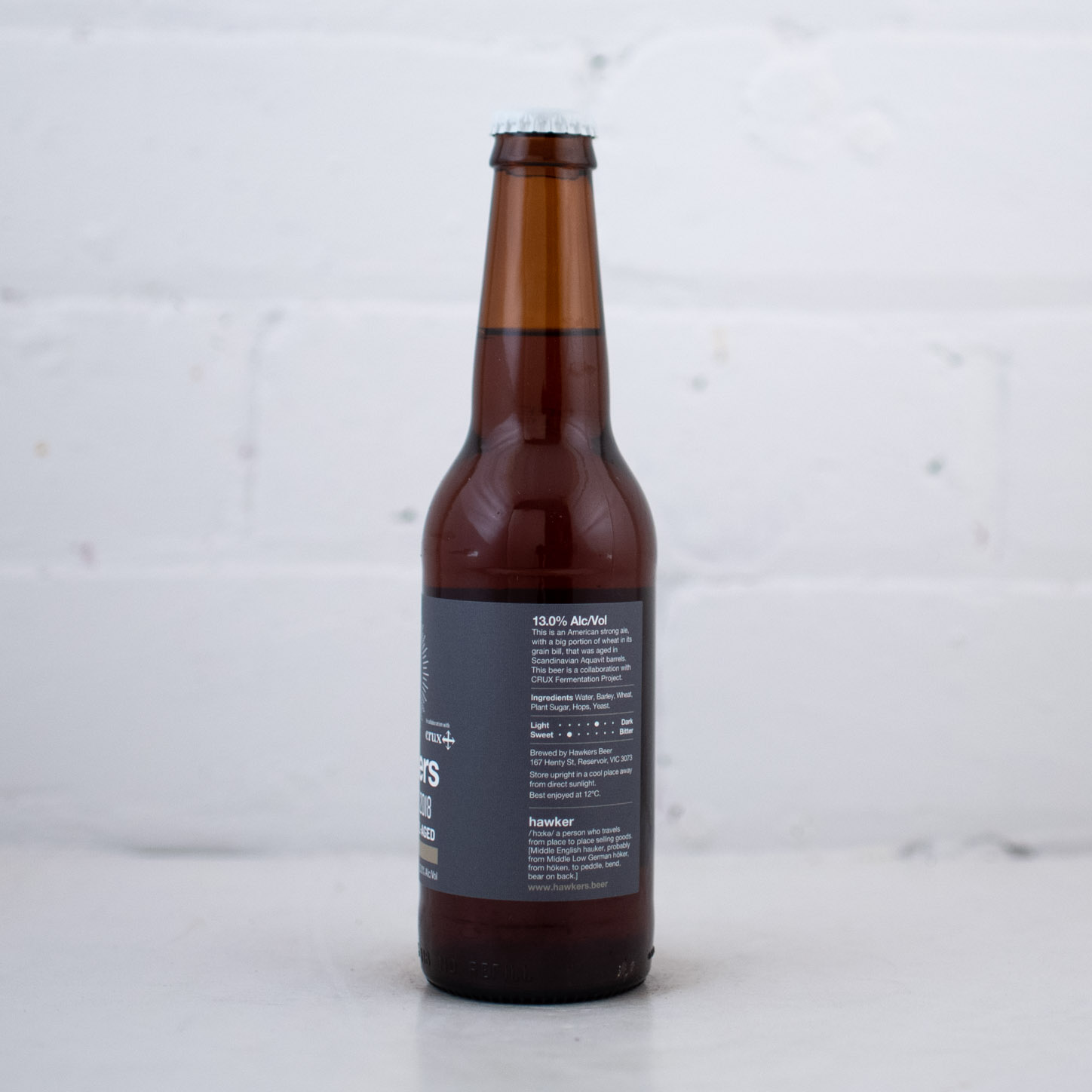 Hawkers - Crux Collab Aquavit BA Wheatwine 2018 330ml