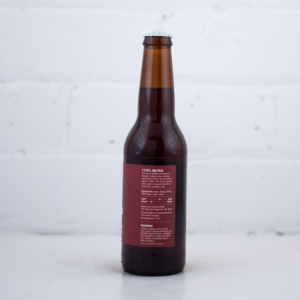 Hawkers - Aquavit Barrel Aged Dubbel 2018 330ml