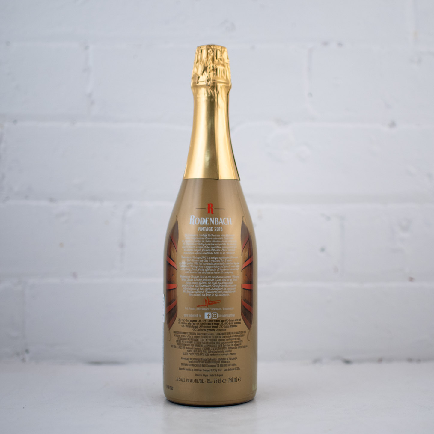 Rodenbach - Vintage 2015 Flanders Red Ale 750ml
