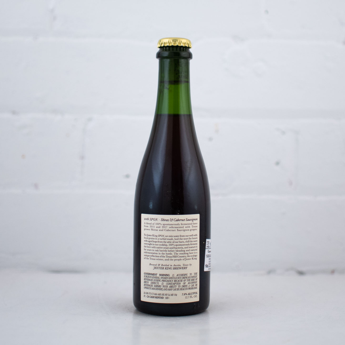 Jester King - Spon Shiraz & Cabernet 2018 375ml