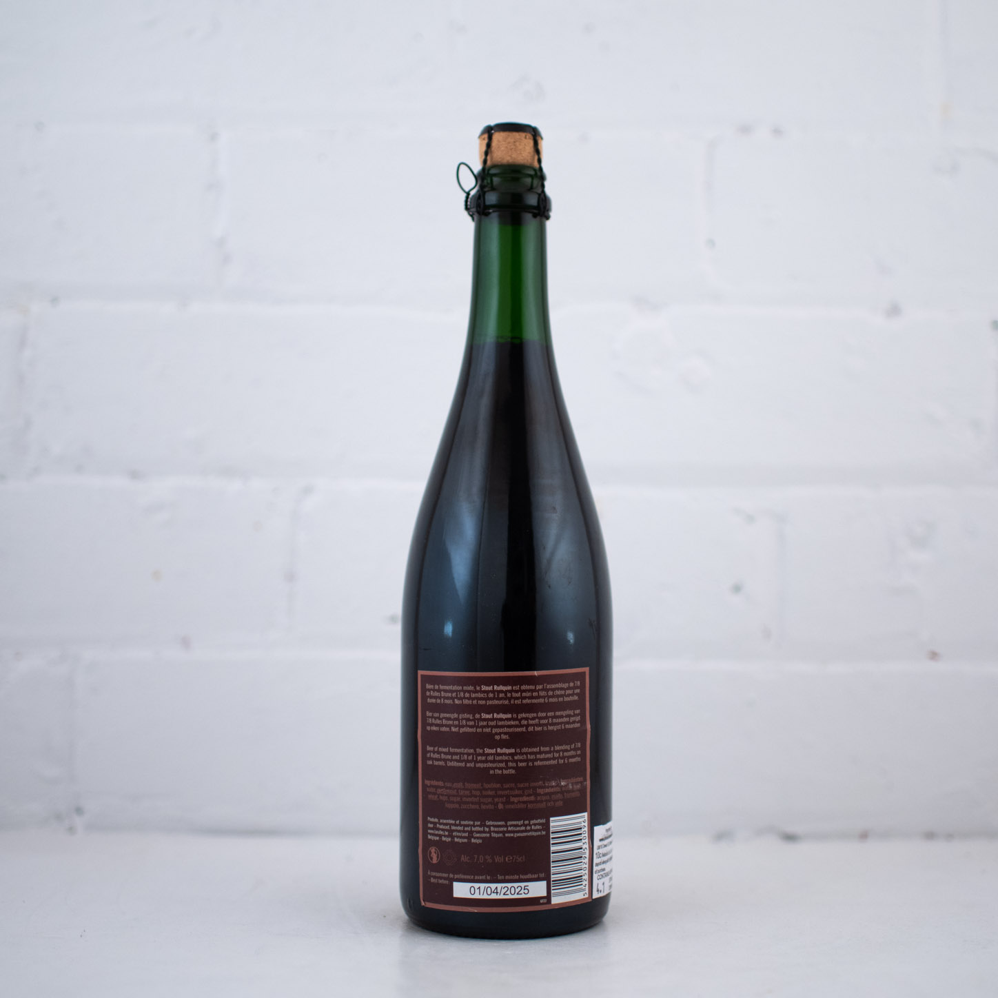 Tilquin x De Rulles 'Stout Rullquin 2014/2015' Stout/Lambic Blend 750ml