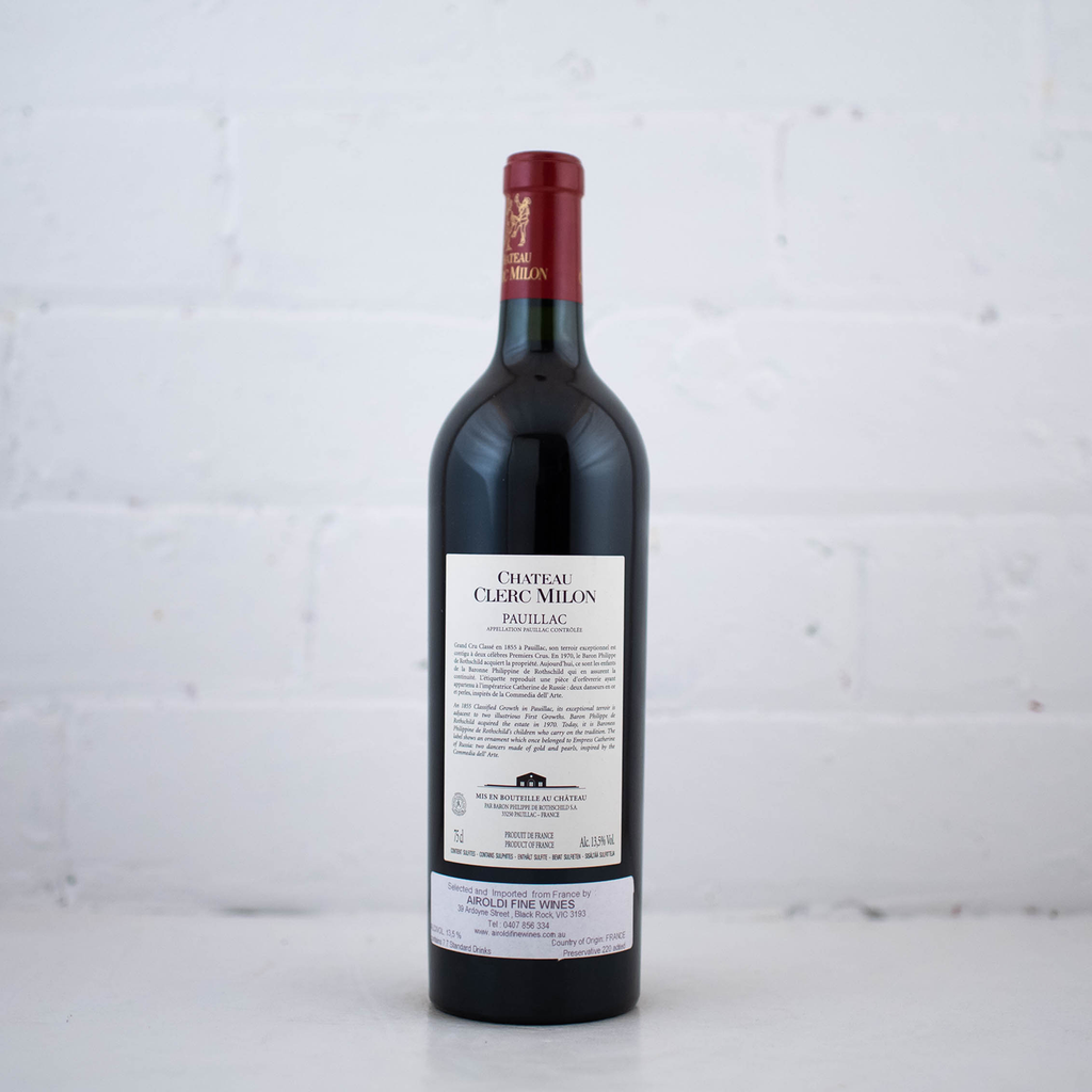 Chateau Clerc Milon - Pauillac Grand Cru Classe 2015 750ml