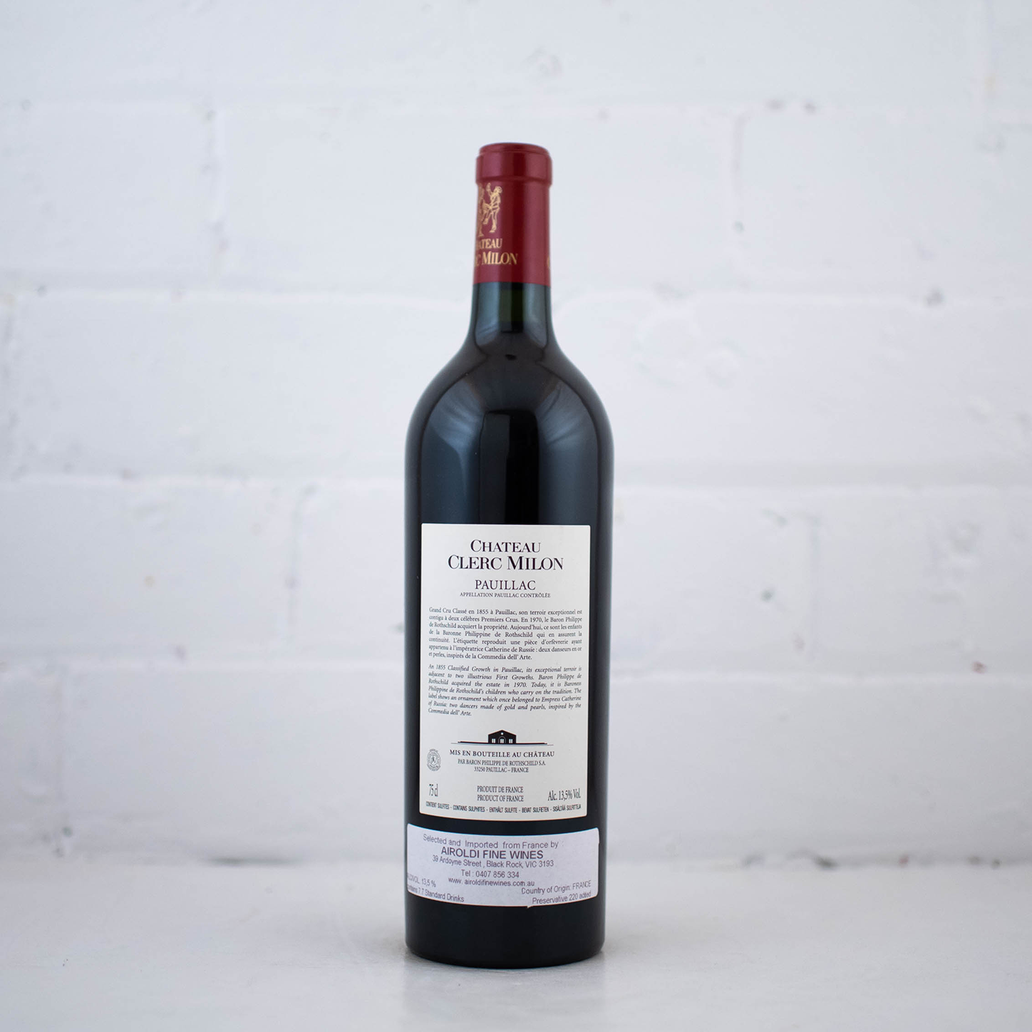 Chateau Clerc Milon - Pauillac Grand Cru Classe 2015 750ml