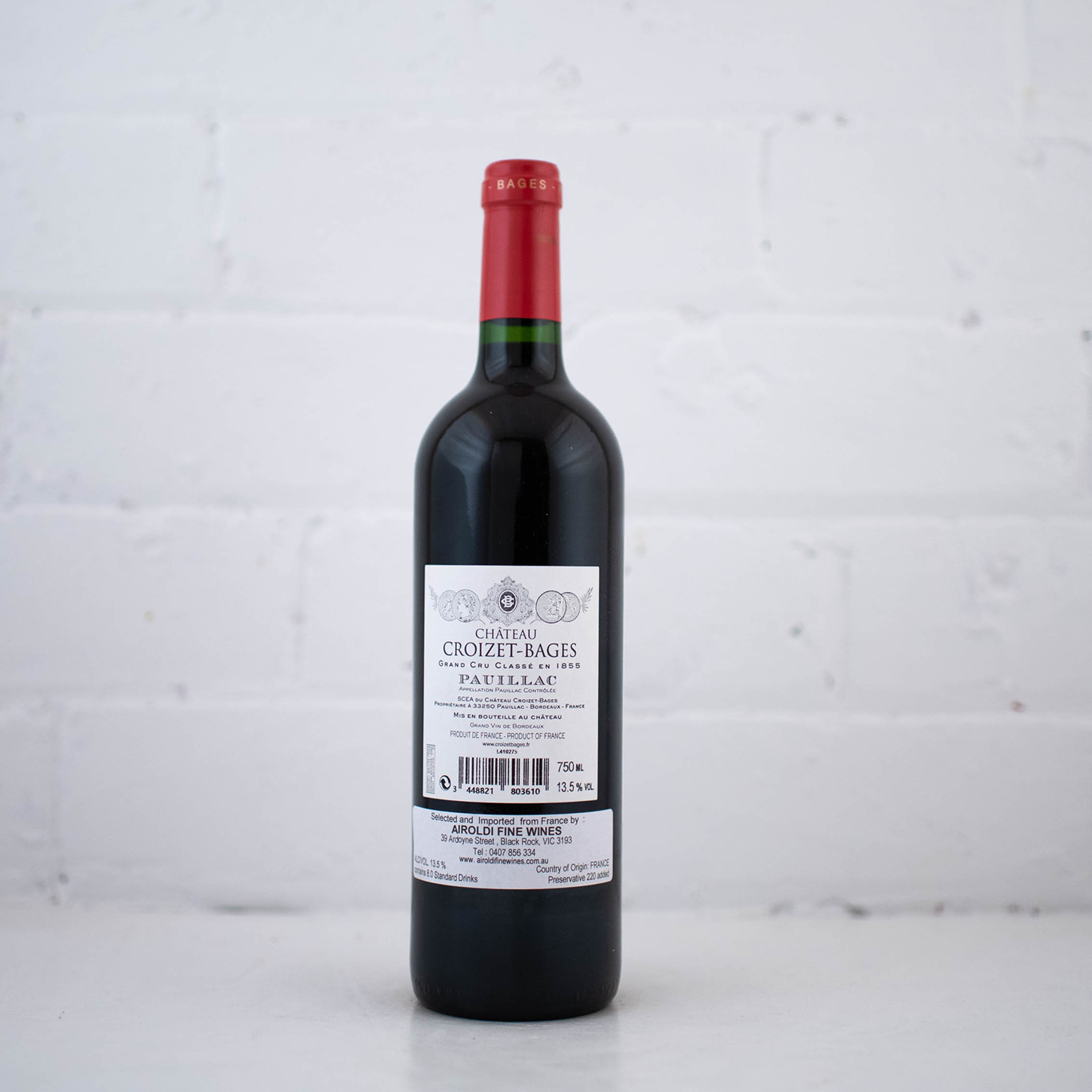 Chateau Croizet Bages - Pauillac Grand Cru Classe 2016 750ml