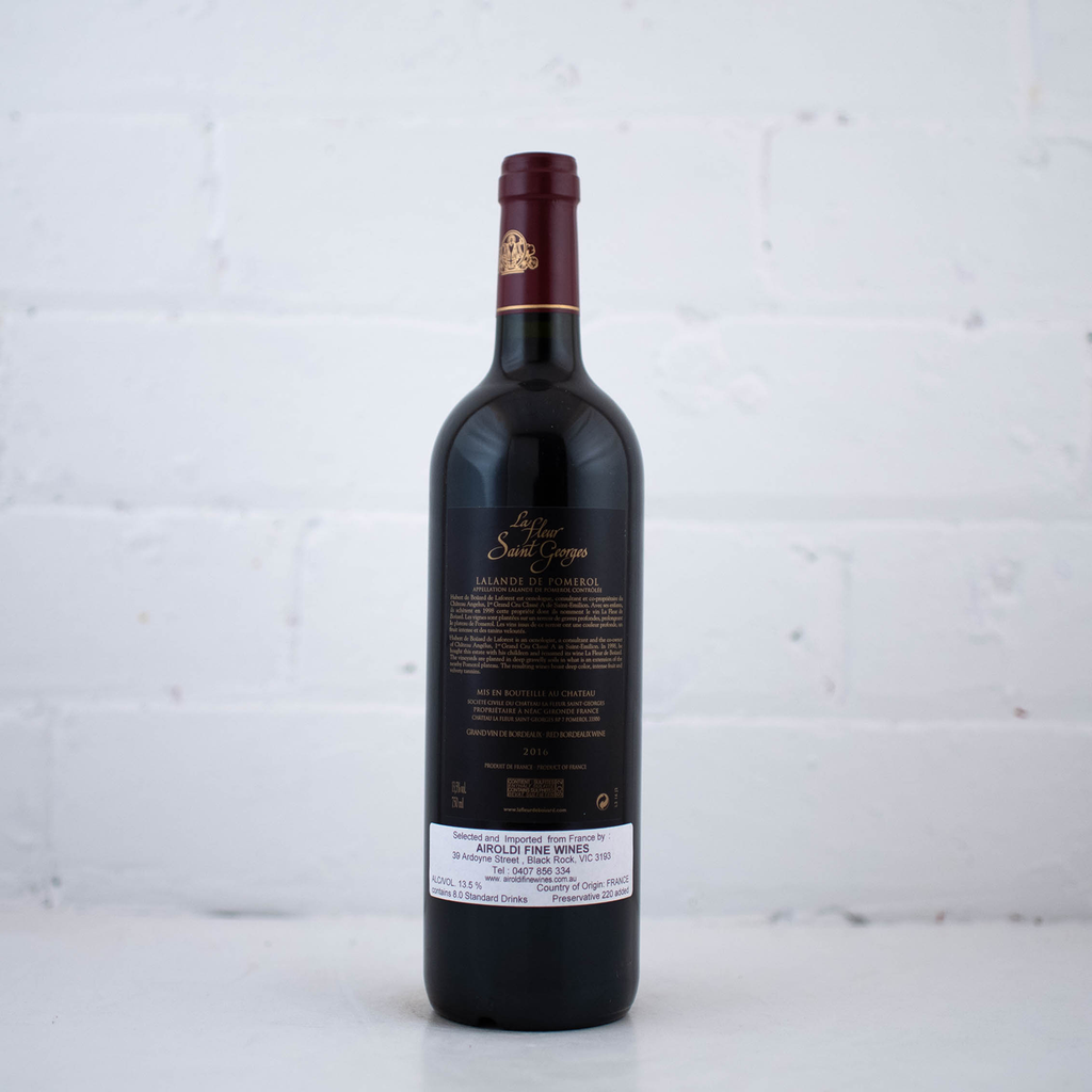 Chateau La Fleur Saint Georges - Lalande de Pomerol 2016 750ml