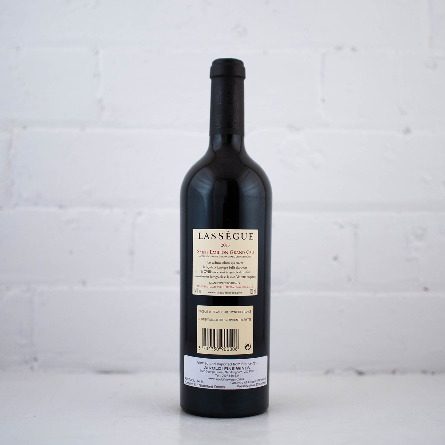 Chateau Lassegue - Saint Emilion Grand Cru 2017 750ML