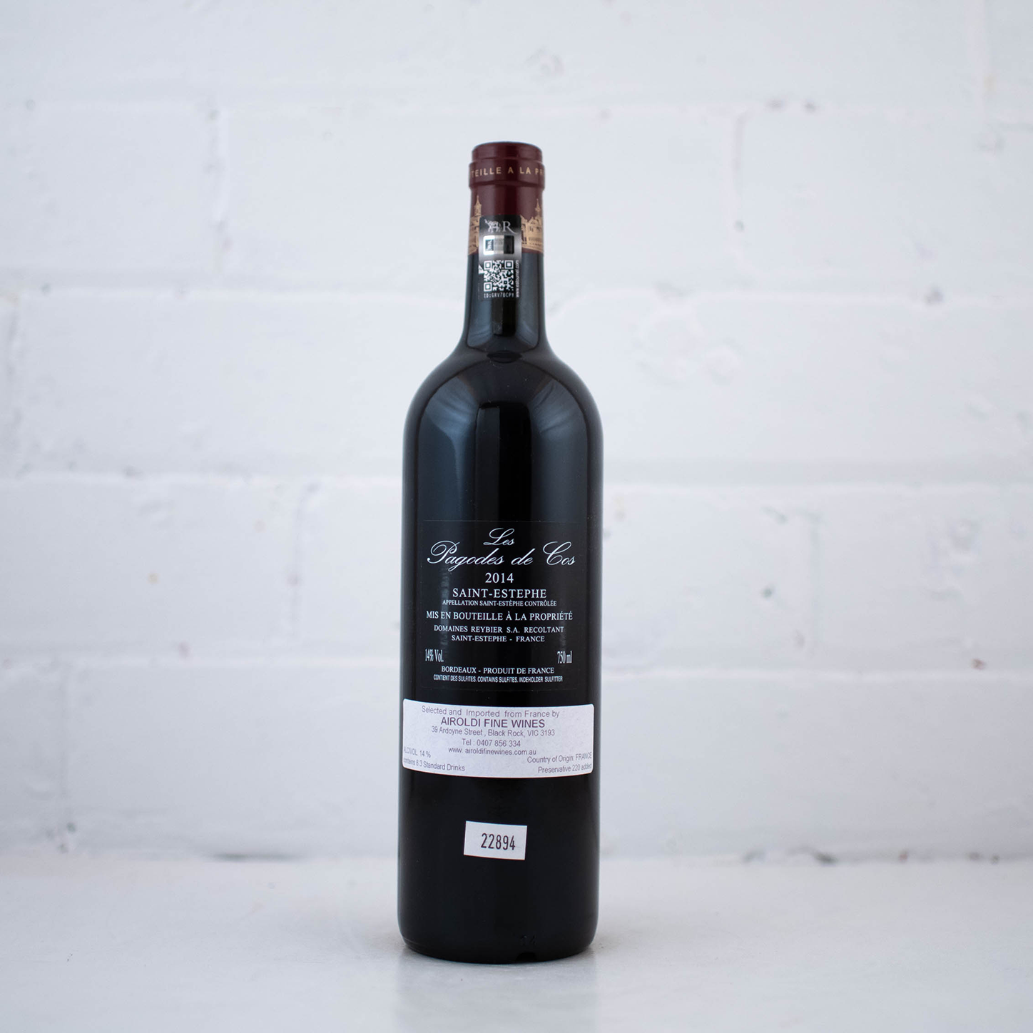 Les Pagodes de Cos - Saint Estephe 2014 750ml