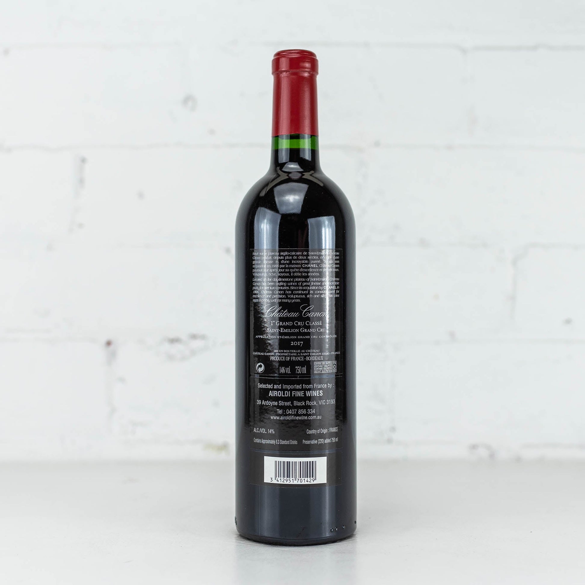 Chateau Canon - Saint Emilion Grand Cru 2017 750ml