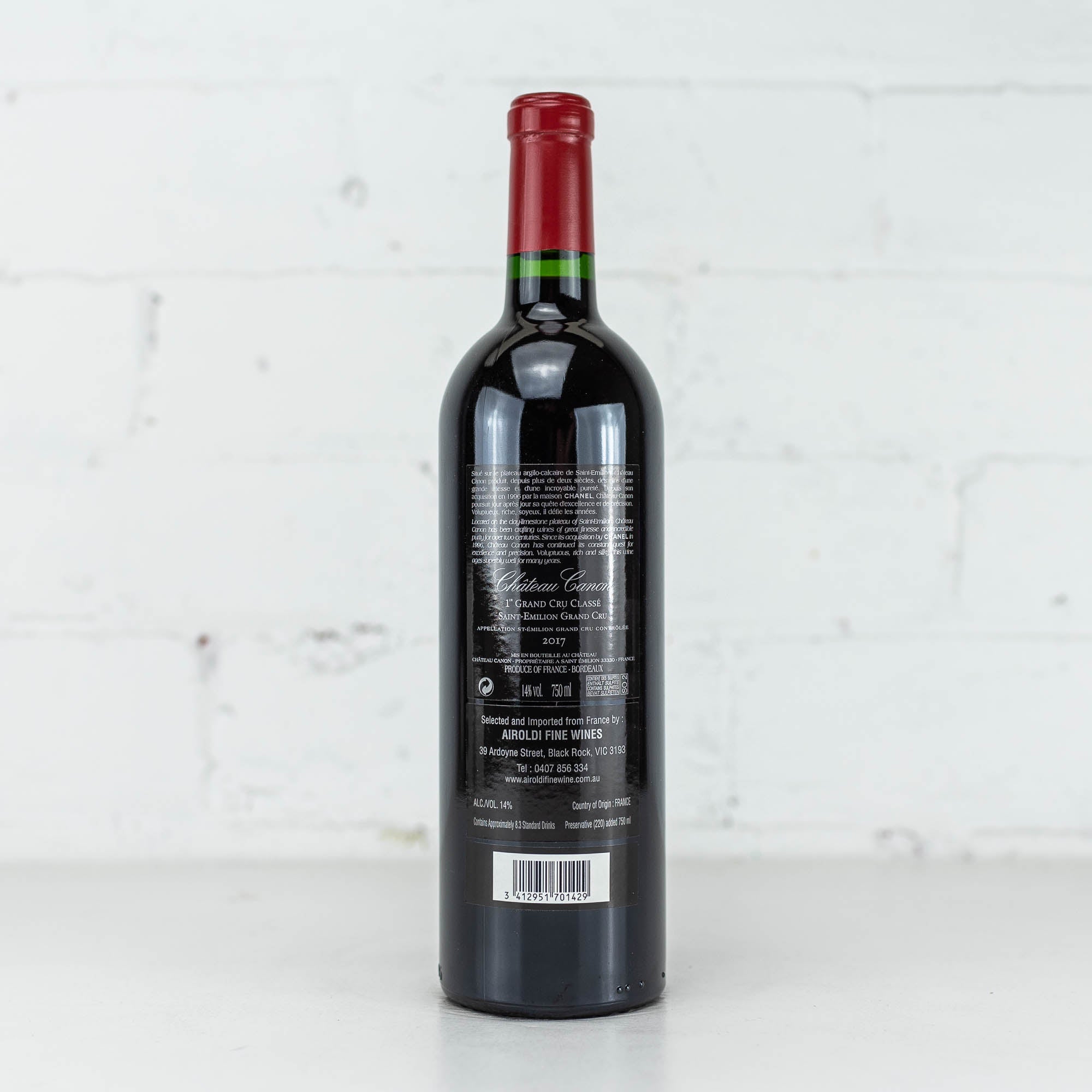 Chateau Canon - Saint Emilion Grand Cru 2017 750ml