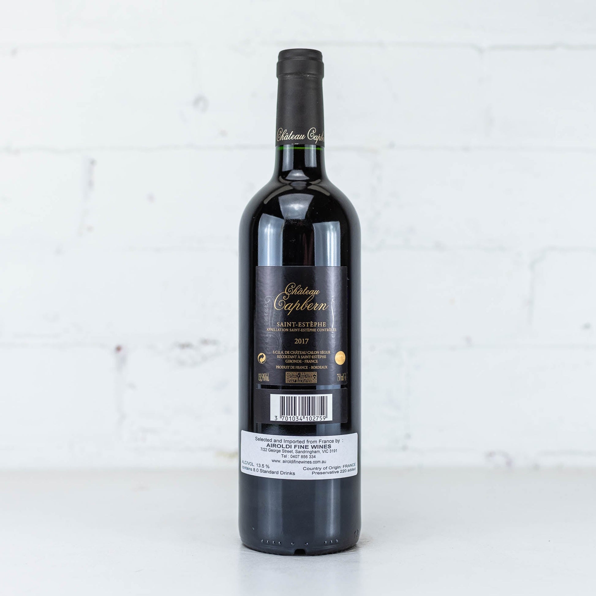 Chateau Capbern - Saint Estephe 2017 750ml
