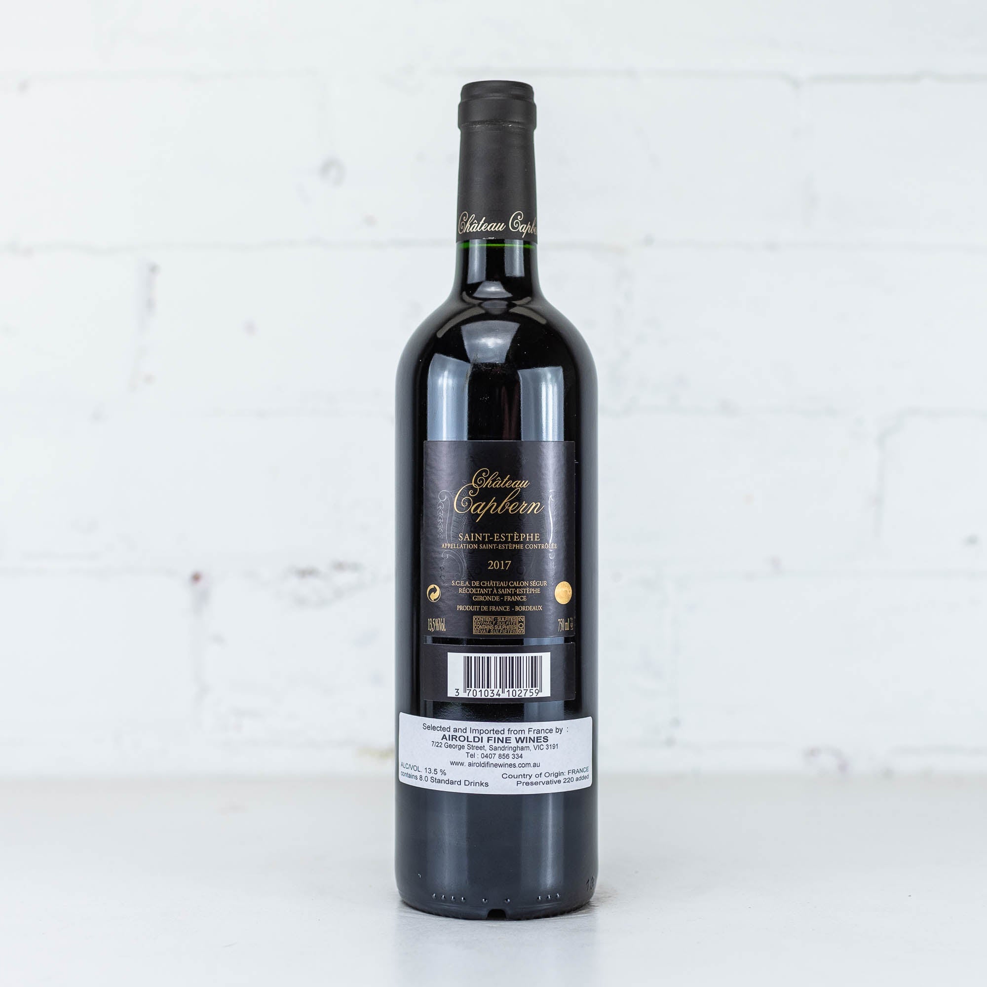 Chateau Capbern - Saint Estephe 2017 750ml
