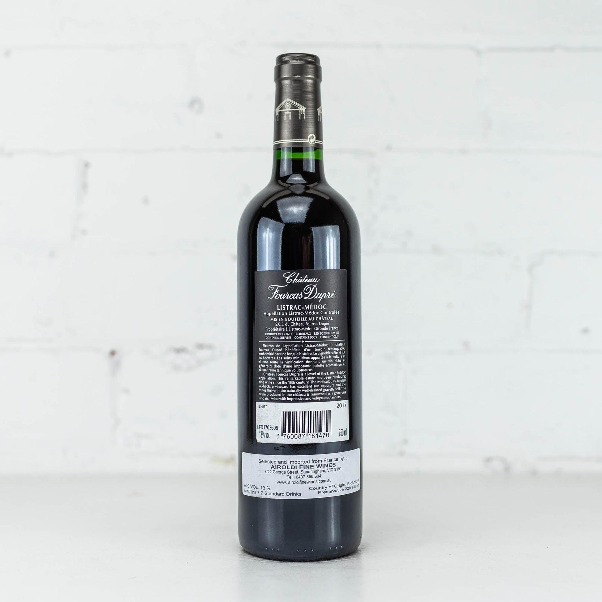 Chateau Fourcas Dupre - Listrac-Medoc 2017 750ml