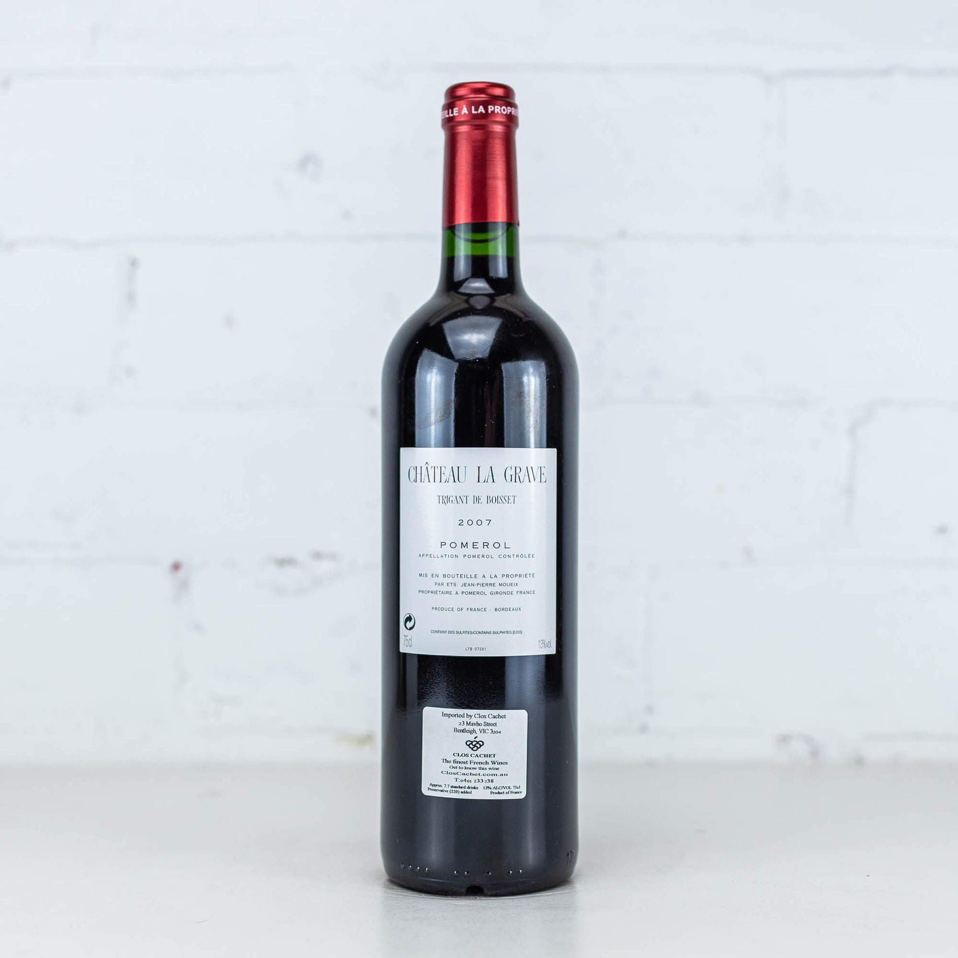 Chateau La Grave - Trigant de Boisset Pomerol 2007 750ml