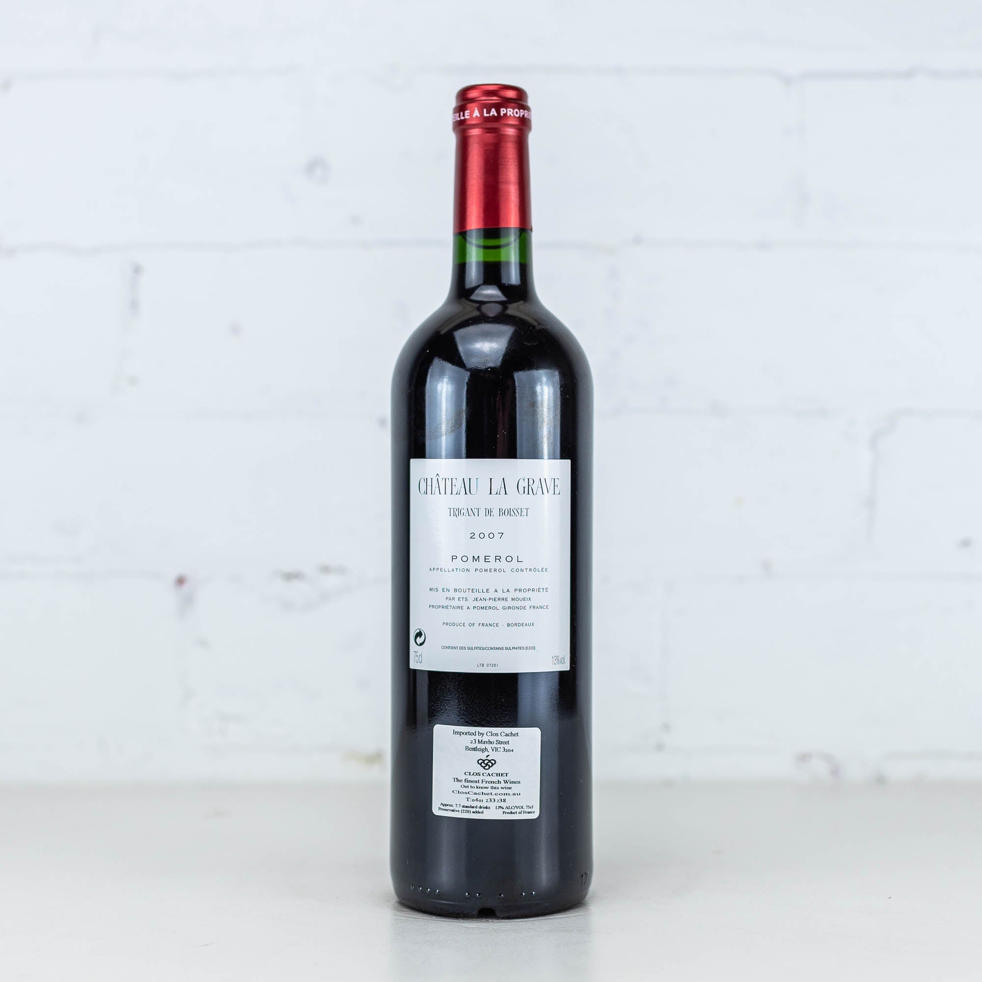 Chateau La Grave - Trigant de Boisset Pomerol 2007 750ml