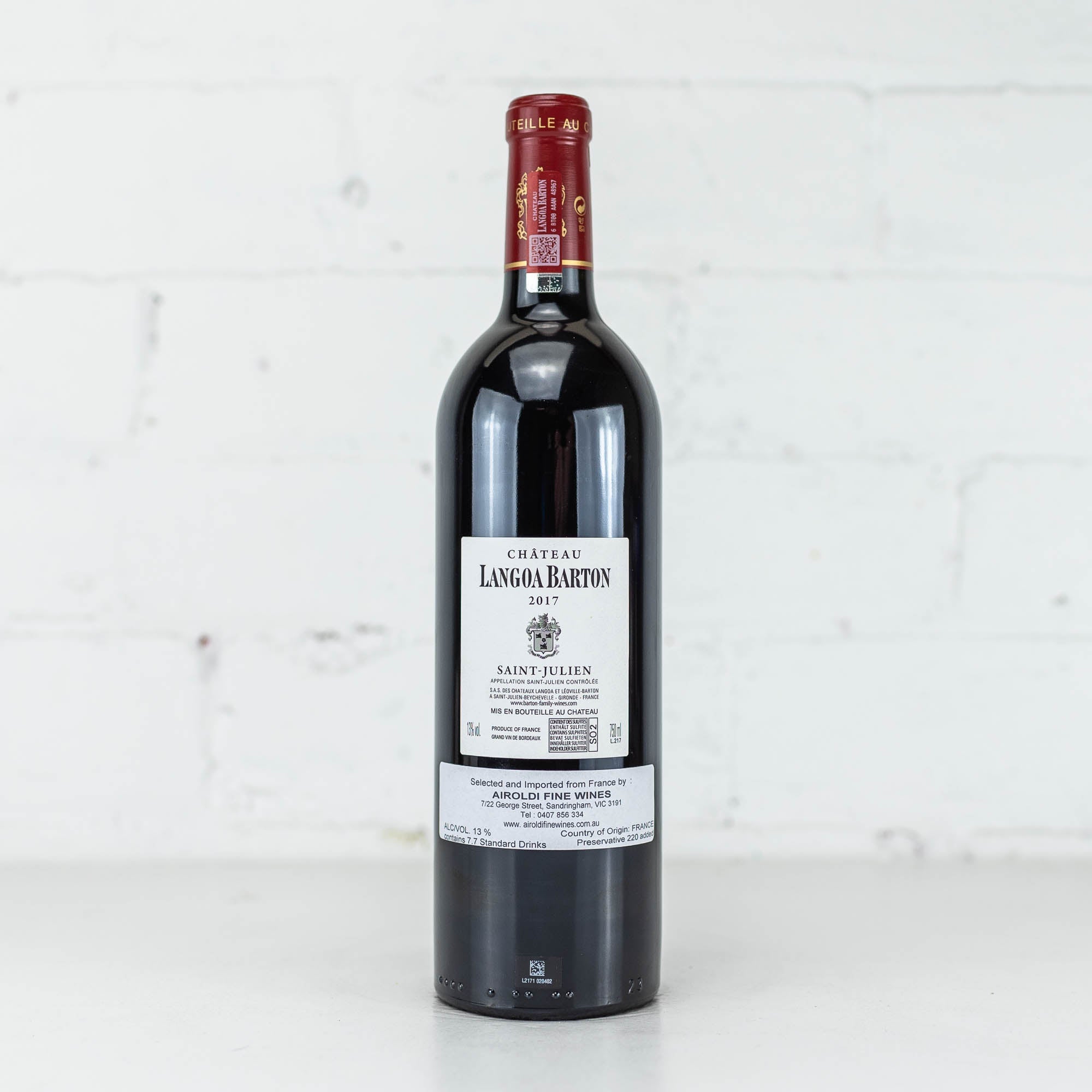 Chateau Langoa Barton - Saint Julien 2017 750ML