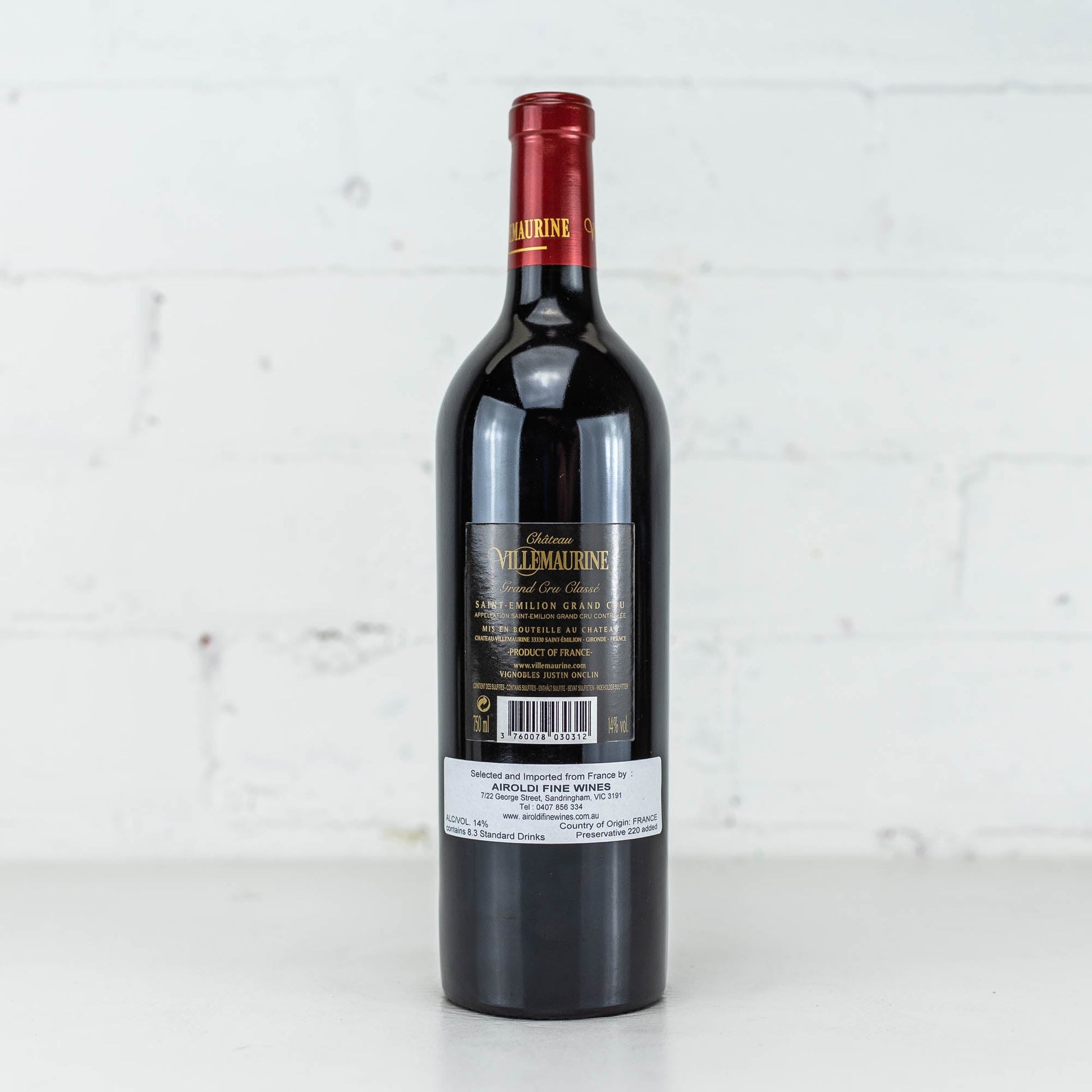Chateau Villemaurine - Saint Emilion Grand Cru Classe 2017 750ml
