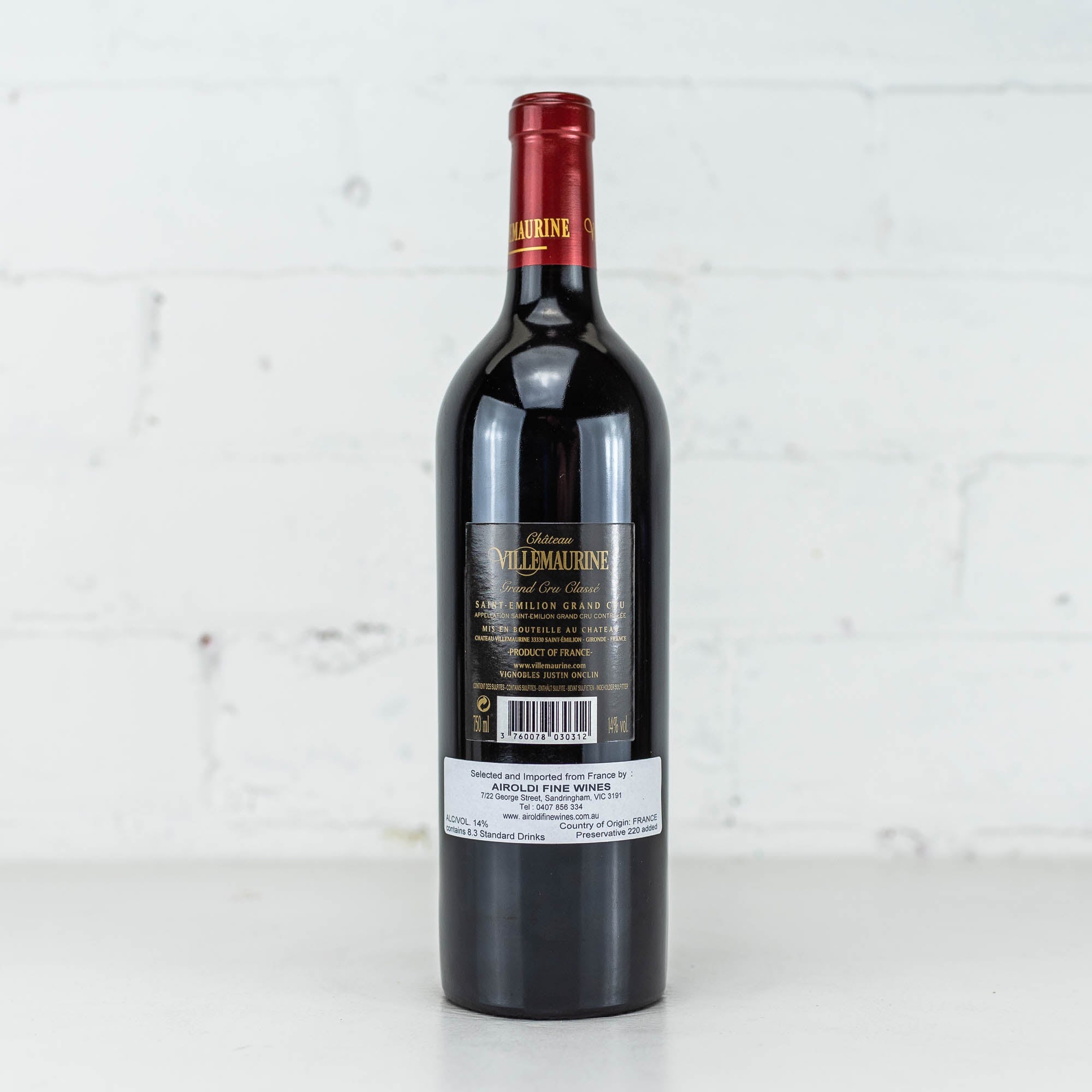 Chateau Villemaurine - Saint Emilion Grand Cru Classe 2017 750ml