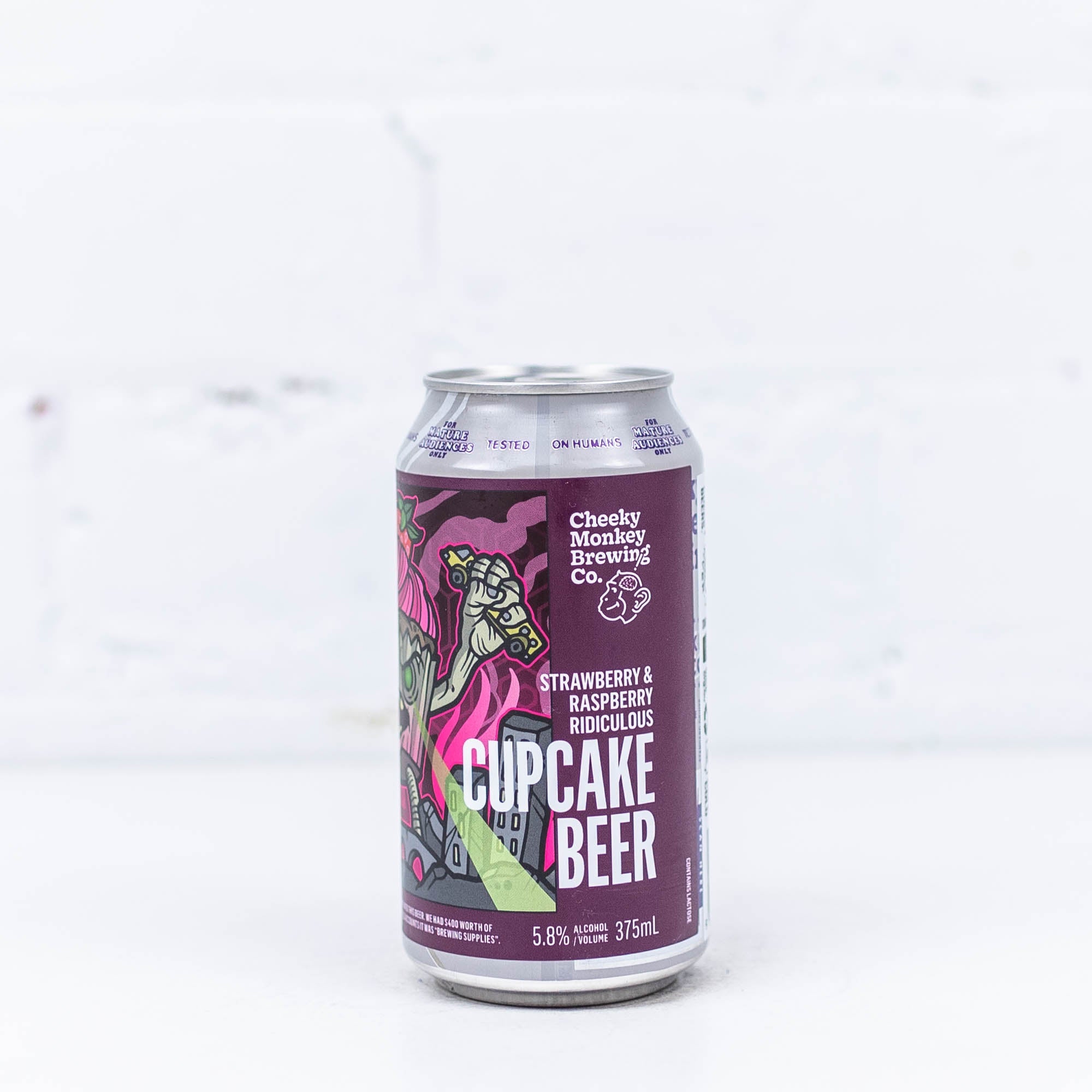 Cheeky Monkey - Strawberry & Raspberry Ridiculous Cupcake Beer