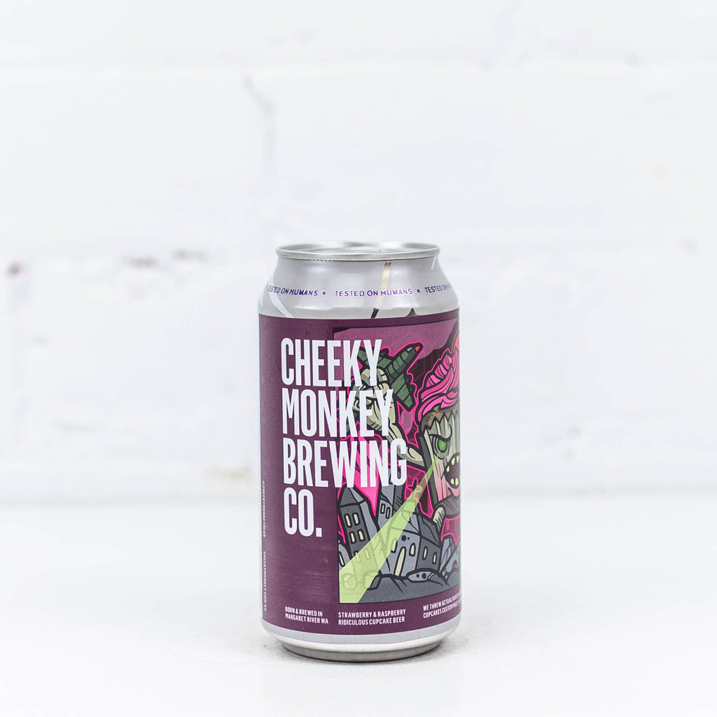 Cheeky Monkey - Strawberry & Raspberry Ridiculous Cupcake Beer