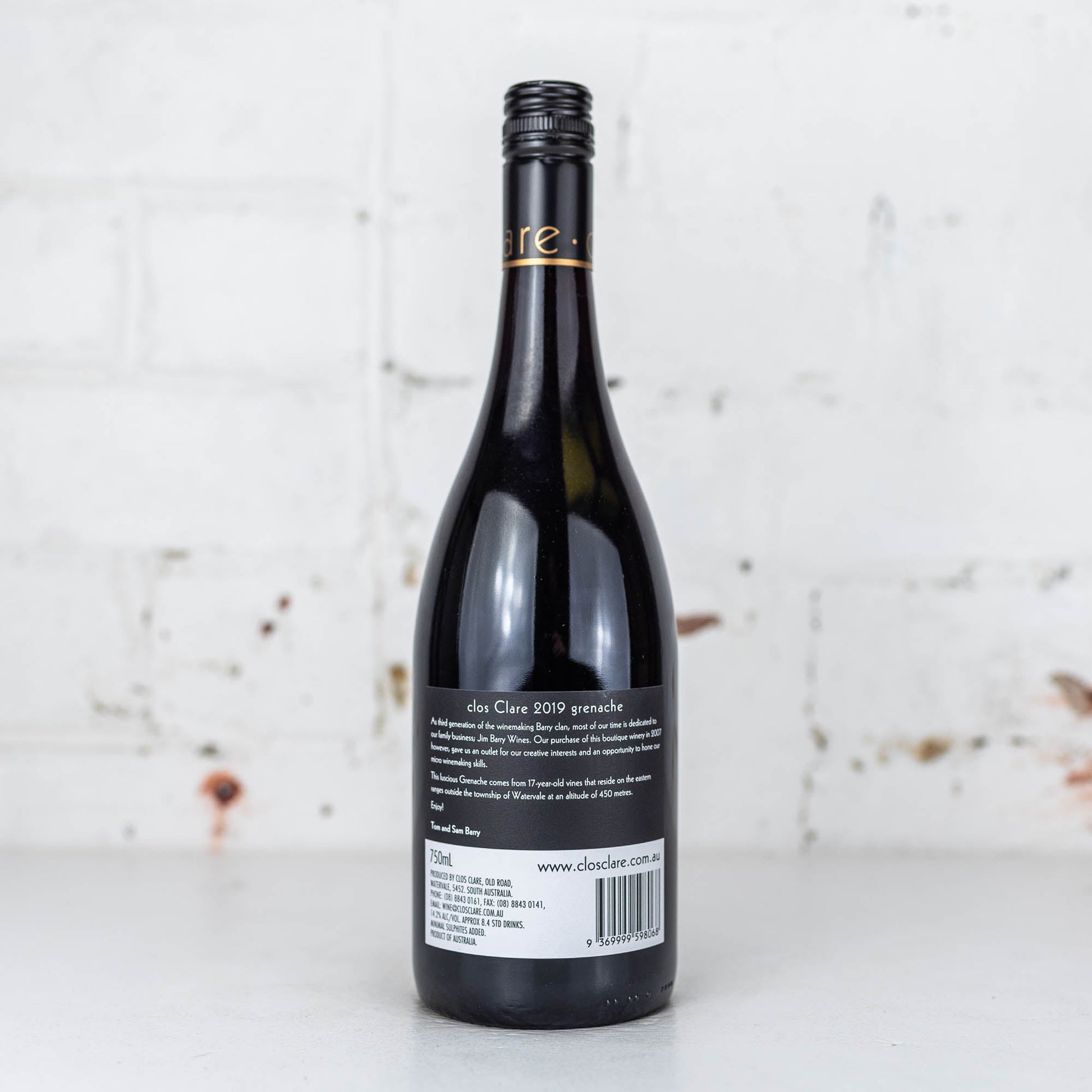 Clos Clare - Grenache 2019 750ml