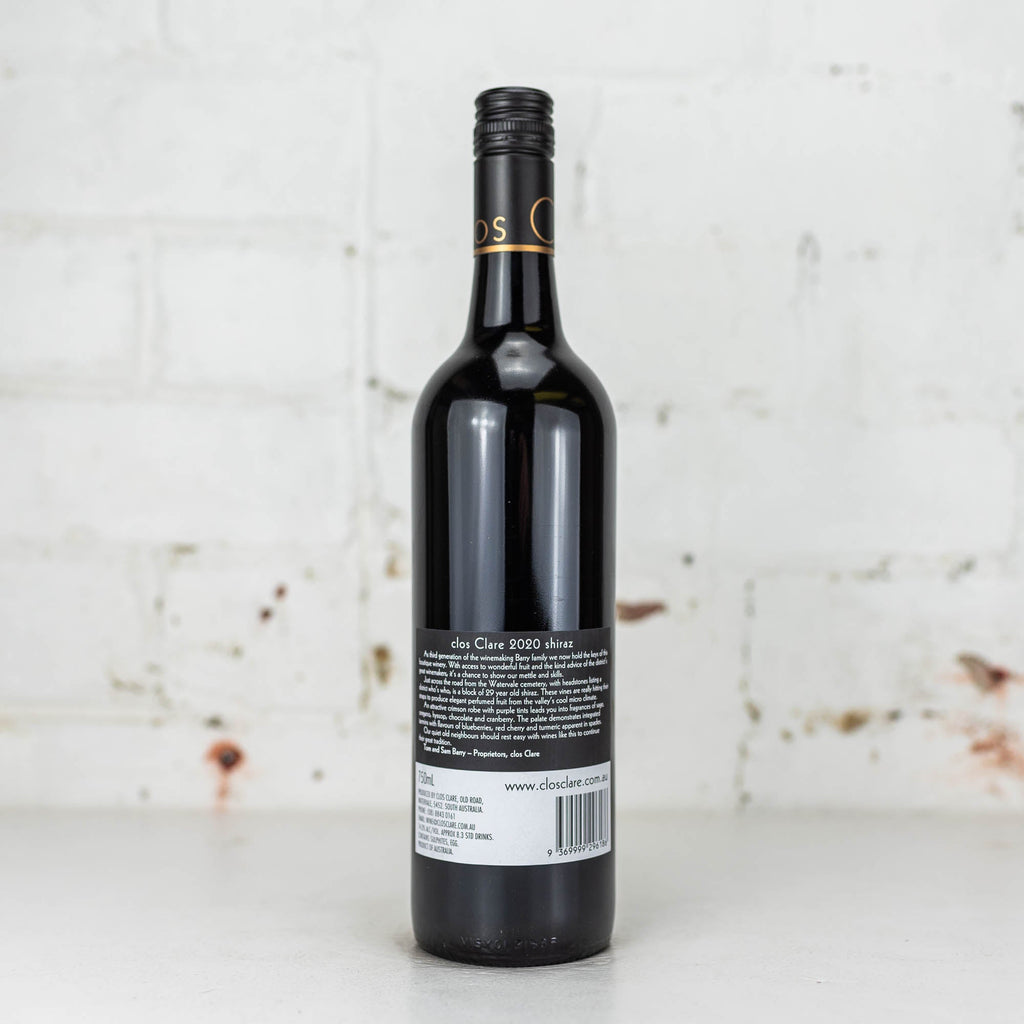 Clos Clare - 'Cemetery Block' Shiraz 2020 750ml