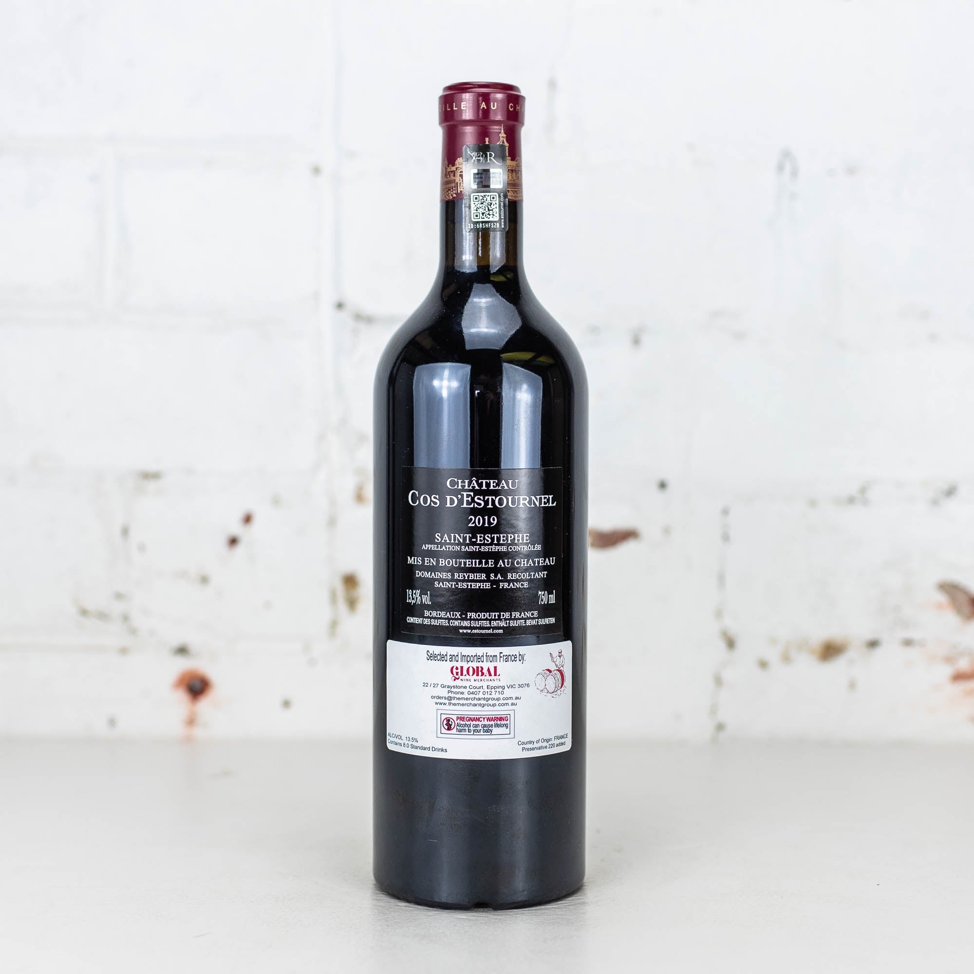 Chateau Cos d'Estournel  - Saint Estephe 2019 750ml