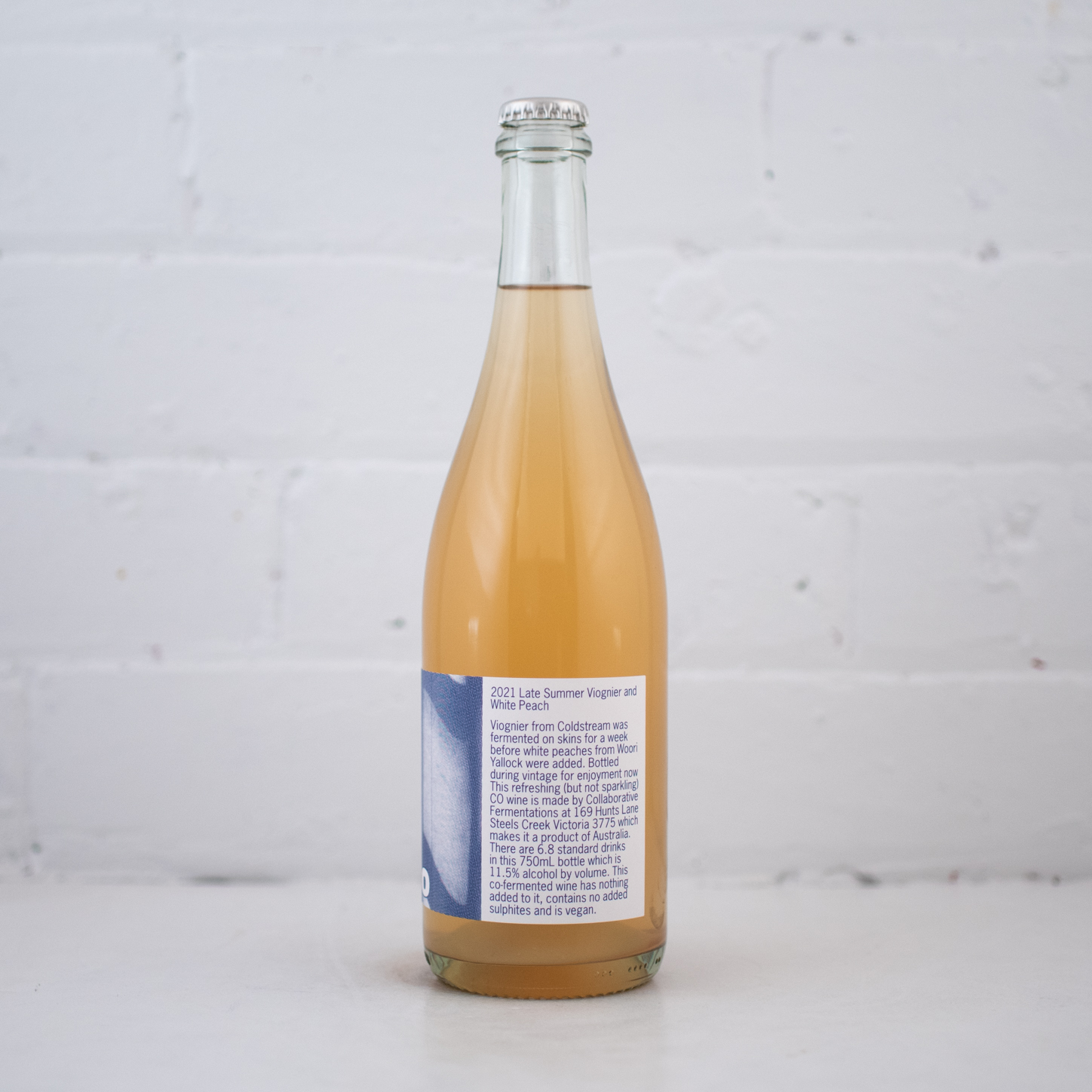 CO - Late Summer Viognier and White Peach 2021 750ml