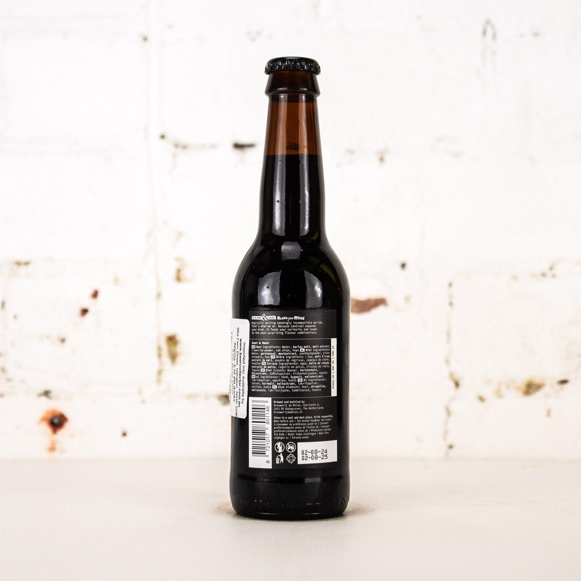 De Molen - Zoet & Hout Peated Porter 330ml