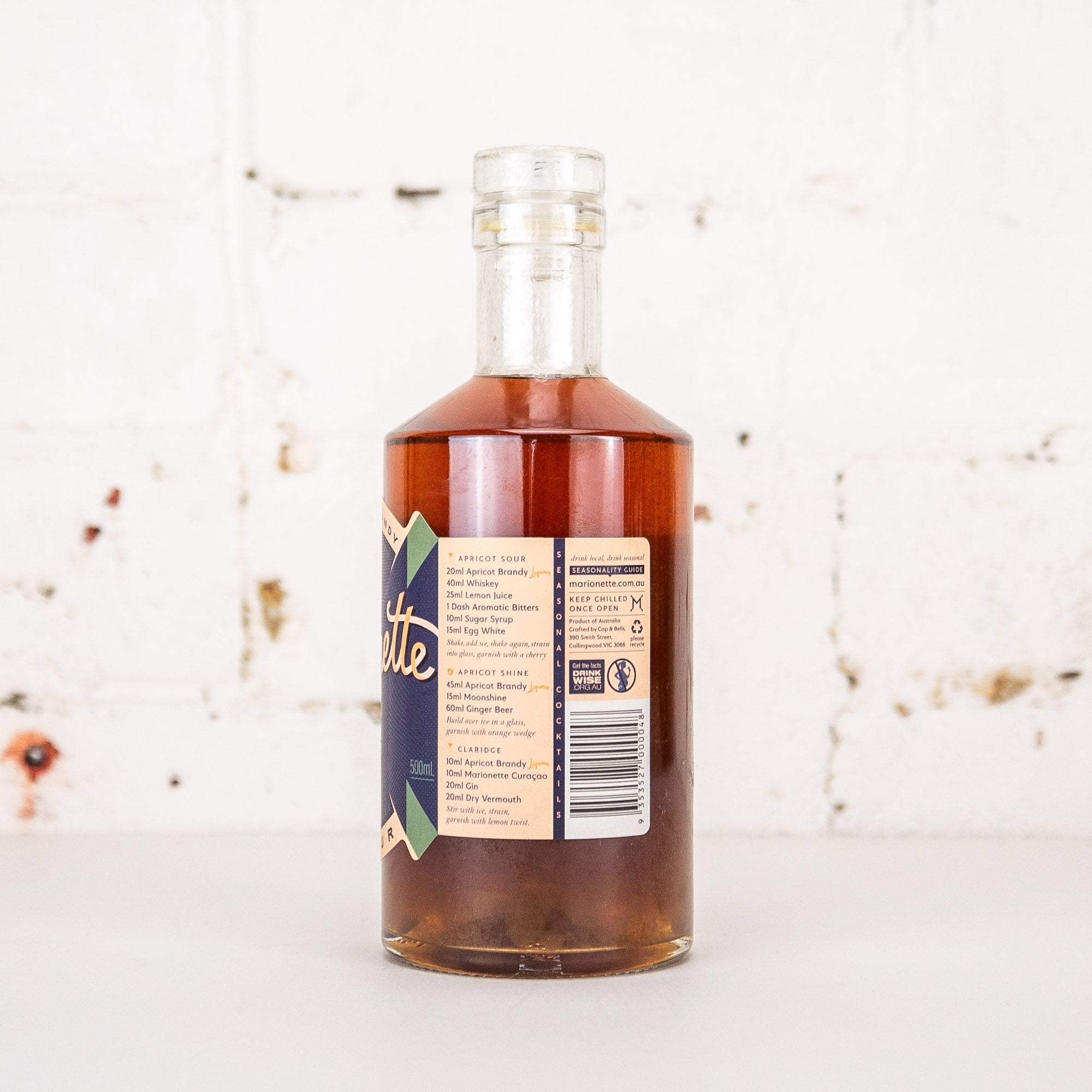 Marionette - Apricot Brandy Liqueur 500ml