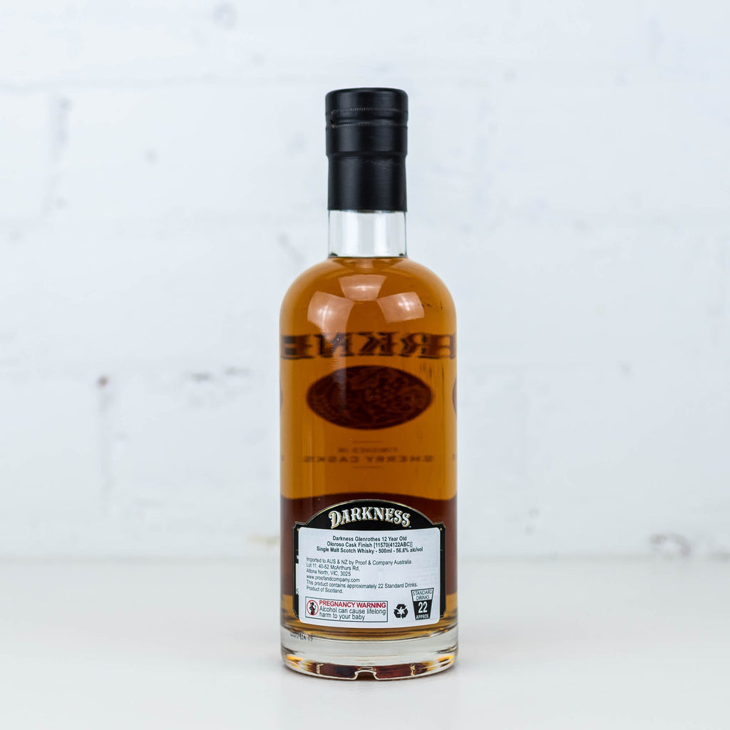 Darkness - Glenrothes 12YO Oloroso Cask Finish 500ml