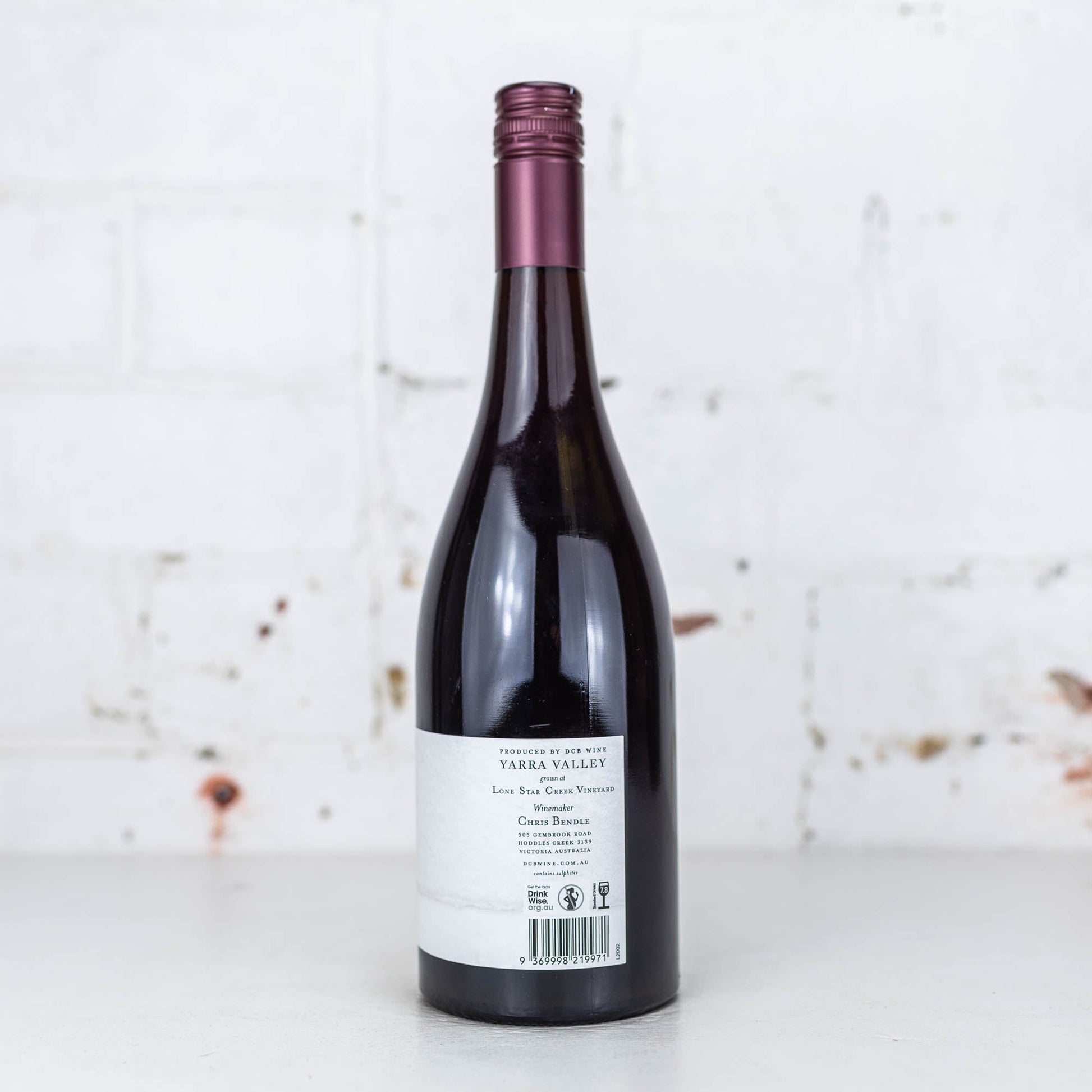 DCB - Single Vineyard Pinot Noir 2020 750ml