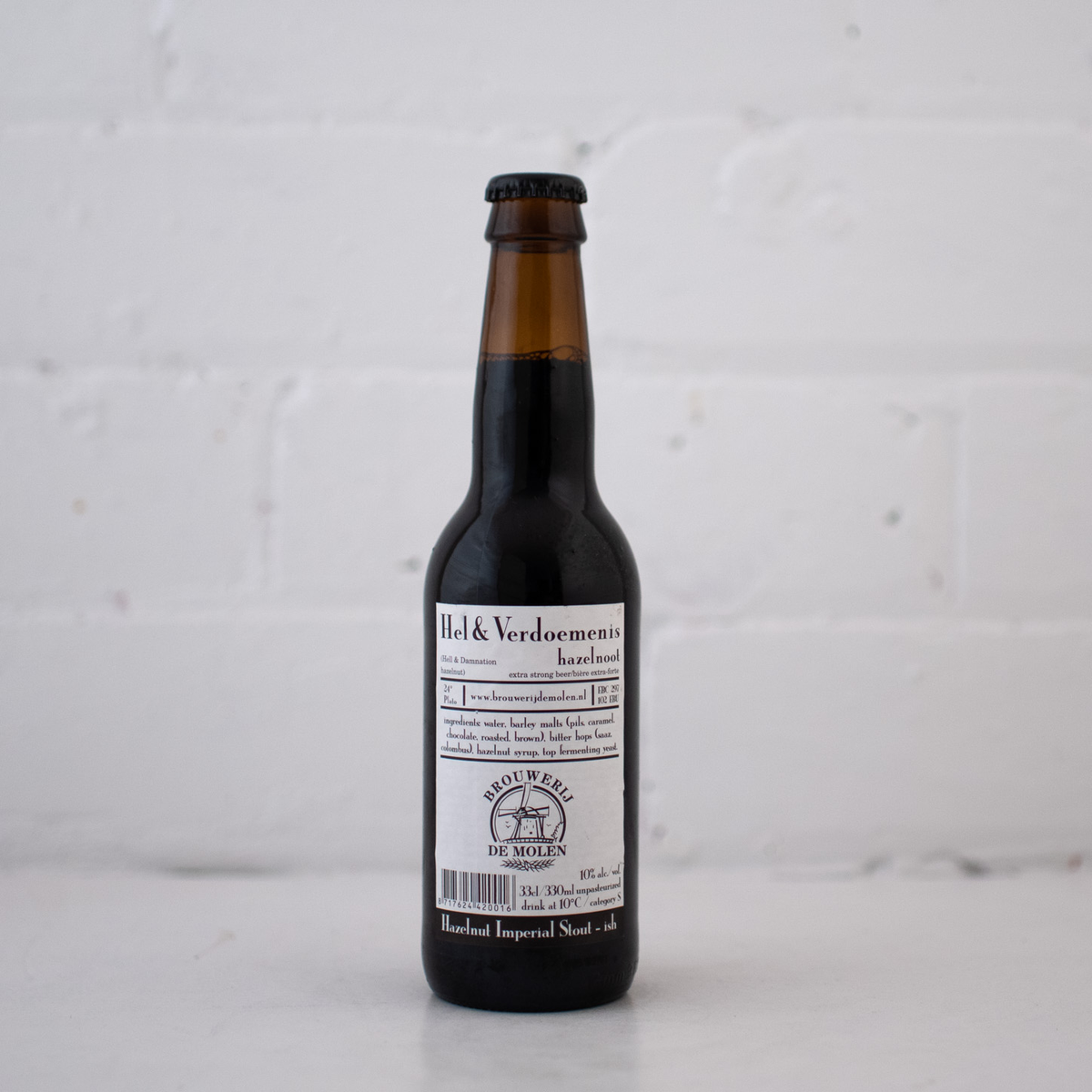 De Molen - Hel & Verdoemenis Hazelnoot 2018 330ml