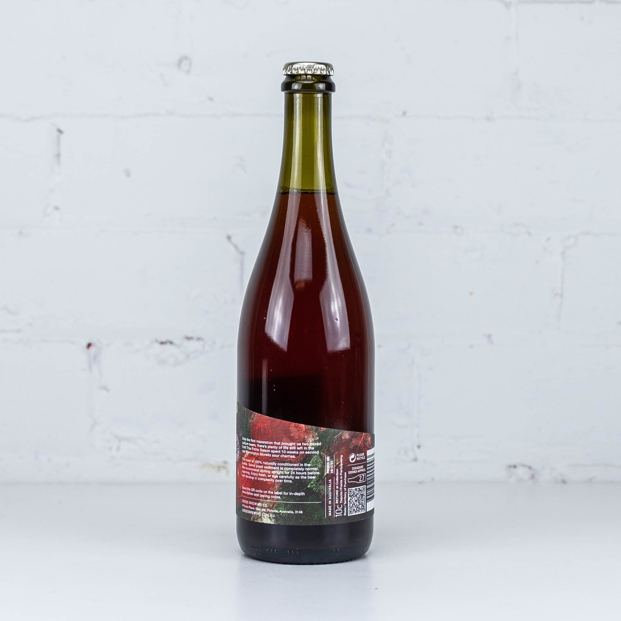 Deeds - Ephemeral Morello Cherry Wild Ale 750ml
