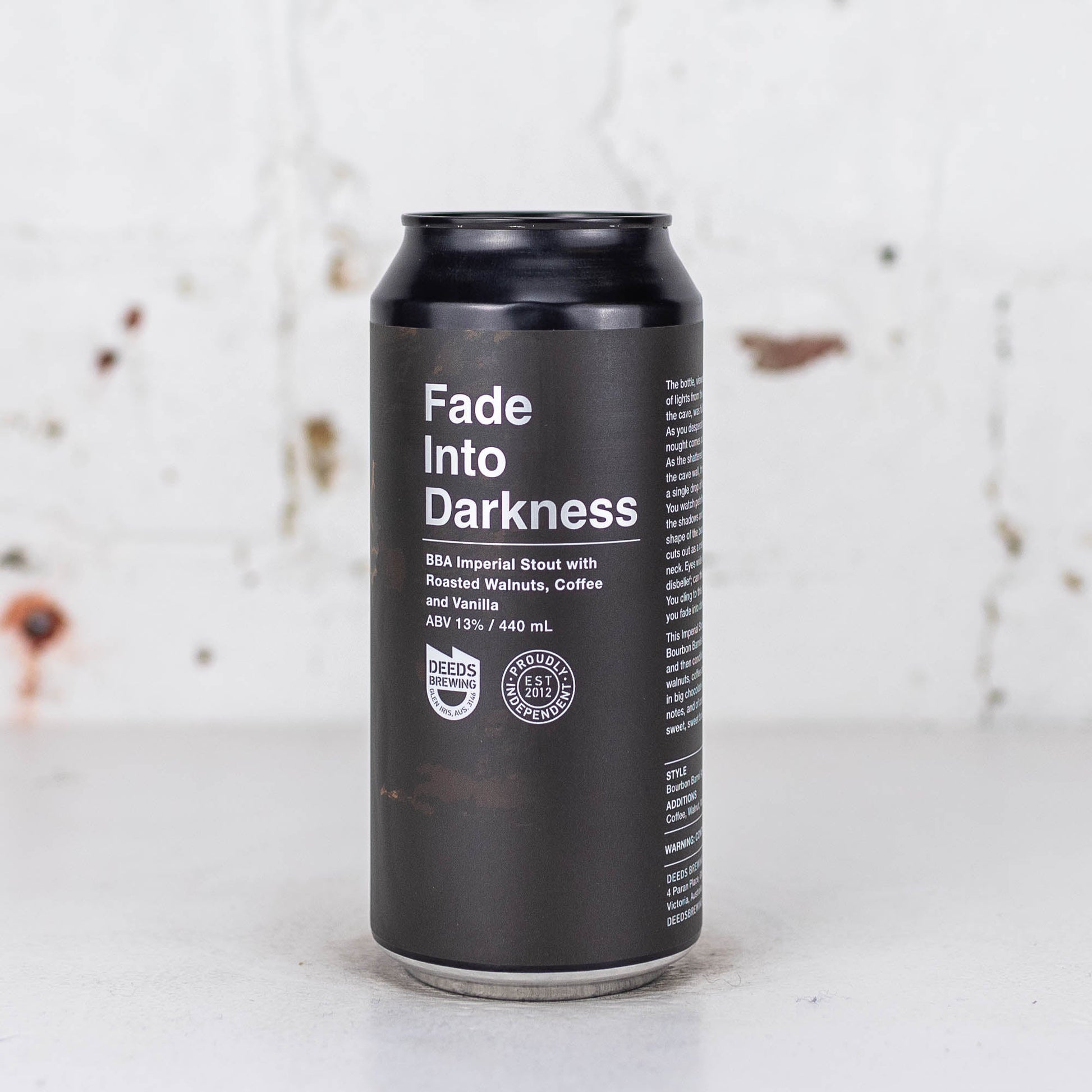 Deeds - Fade into Darkness BBA Imperial Stout