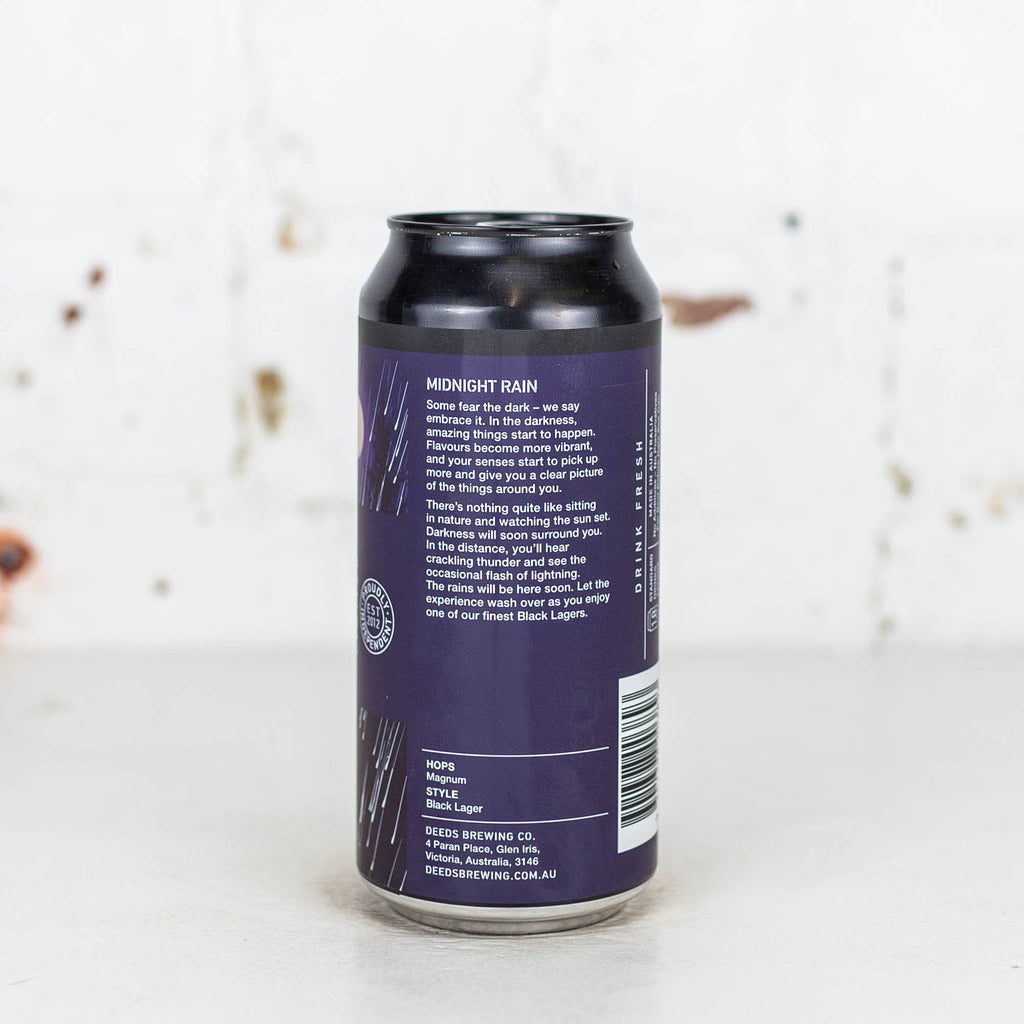 Deeds - Midnight Rain Black Lager