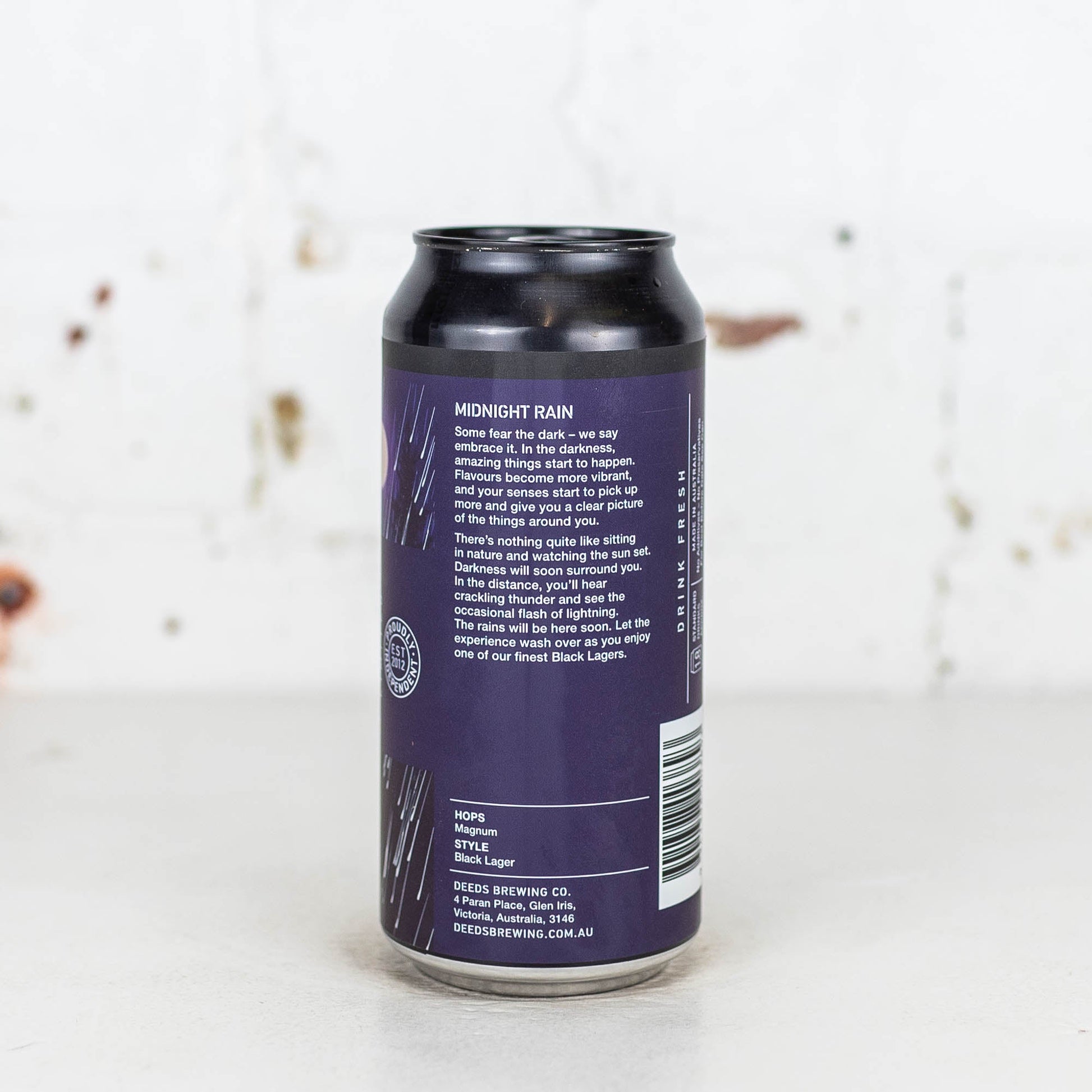 Deeds - Midnight Rain Black Lager