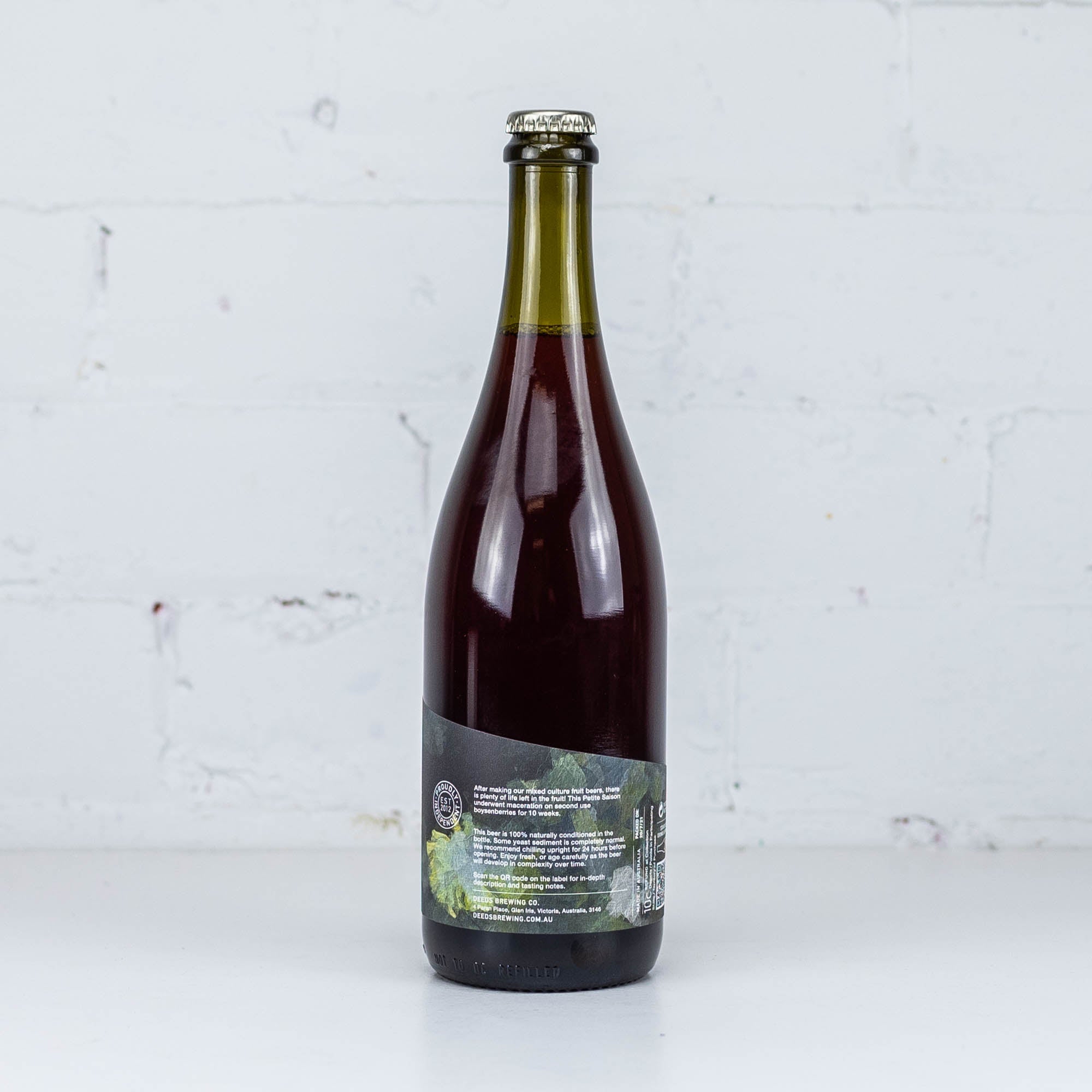 Deeds - Nocturnal Boysenberry Farmhouse Ale 750ml