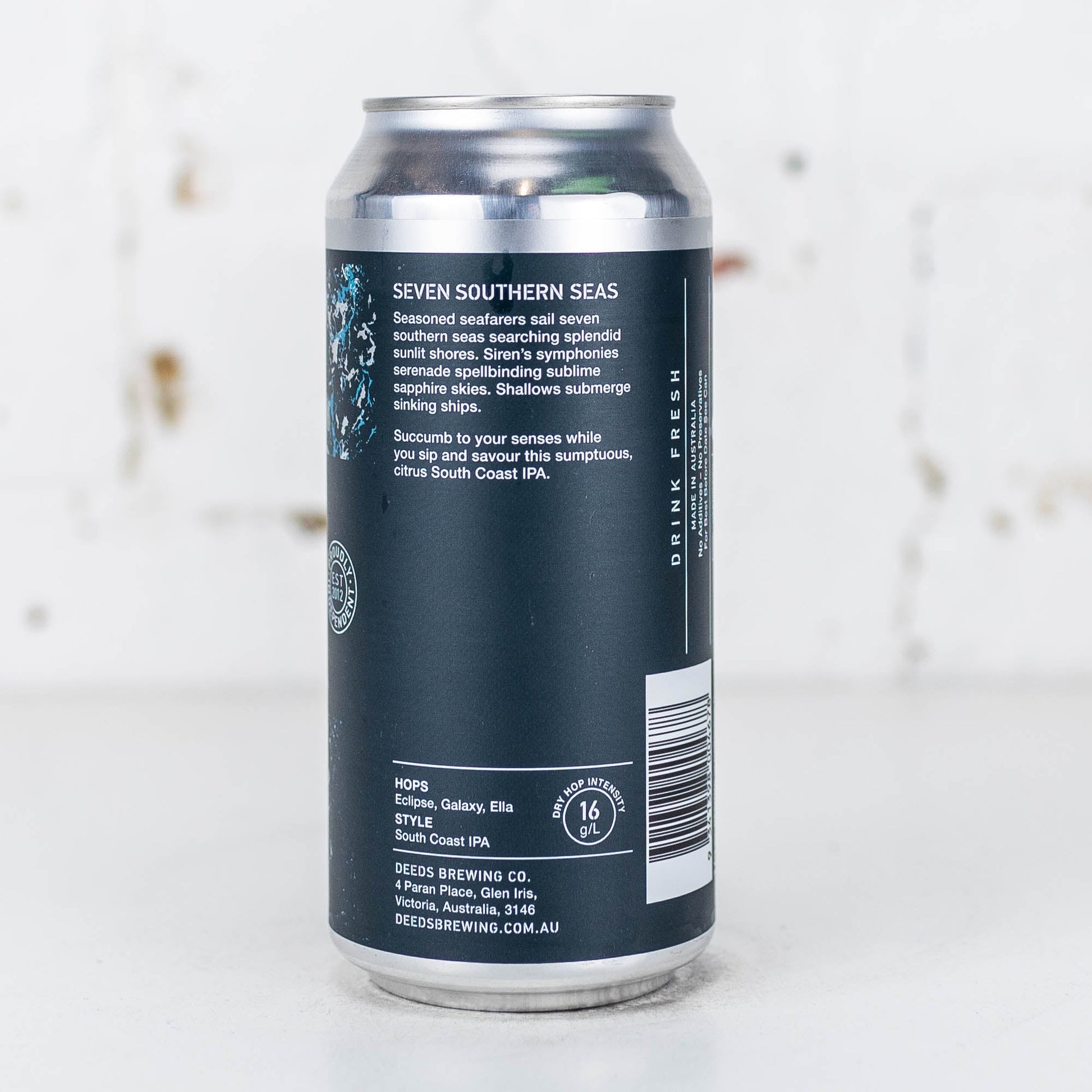 Deeds - Seven Southern Seas South Coast IPA