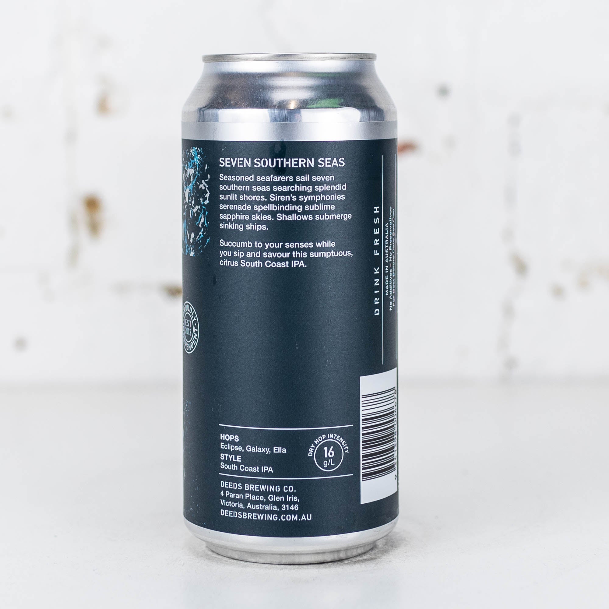 Deeds - Seven Southern Seas South Coast IPA