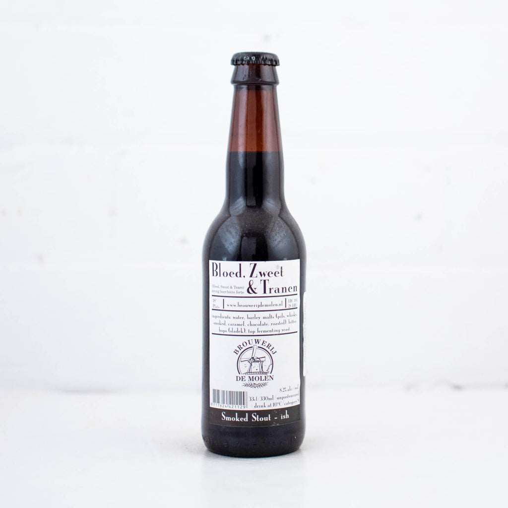 De Molen - Bloed, Zweet and Tranen 2018 Smoked Stout 330ml