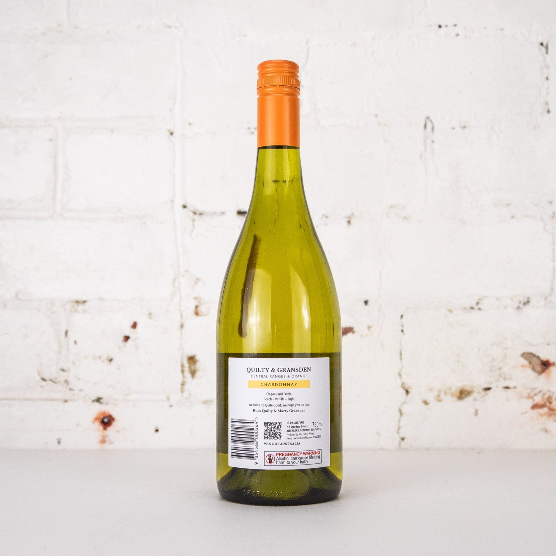 Quilty & Gransden - Chardonnay 750ml