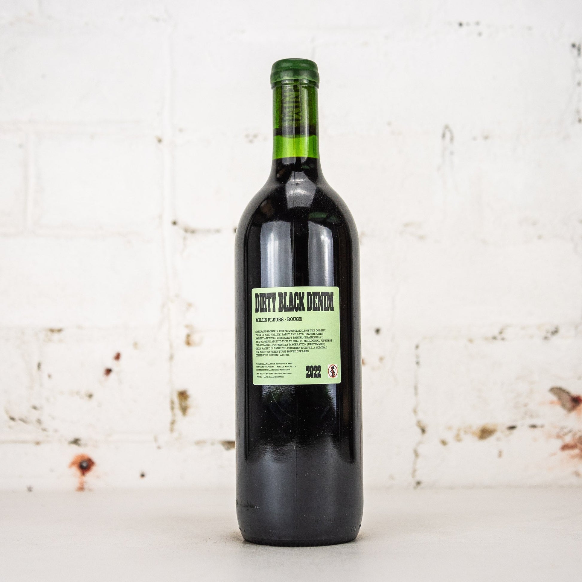 Dirty Black Denim - Mille Fleures Saperavi 2022 750ml