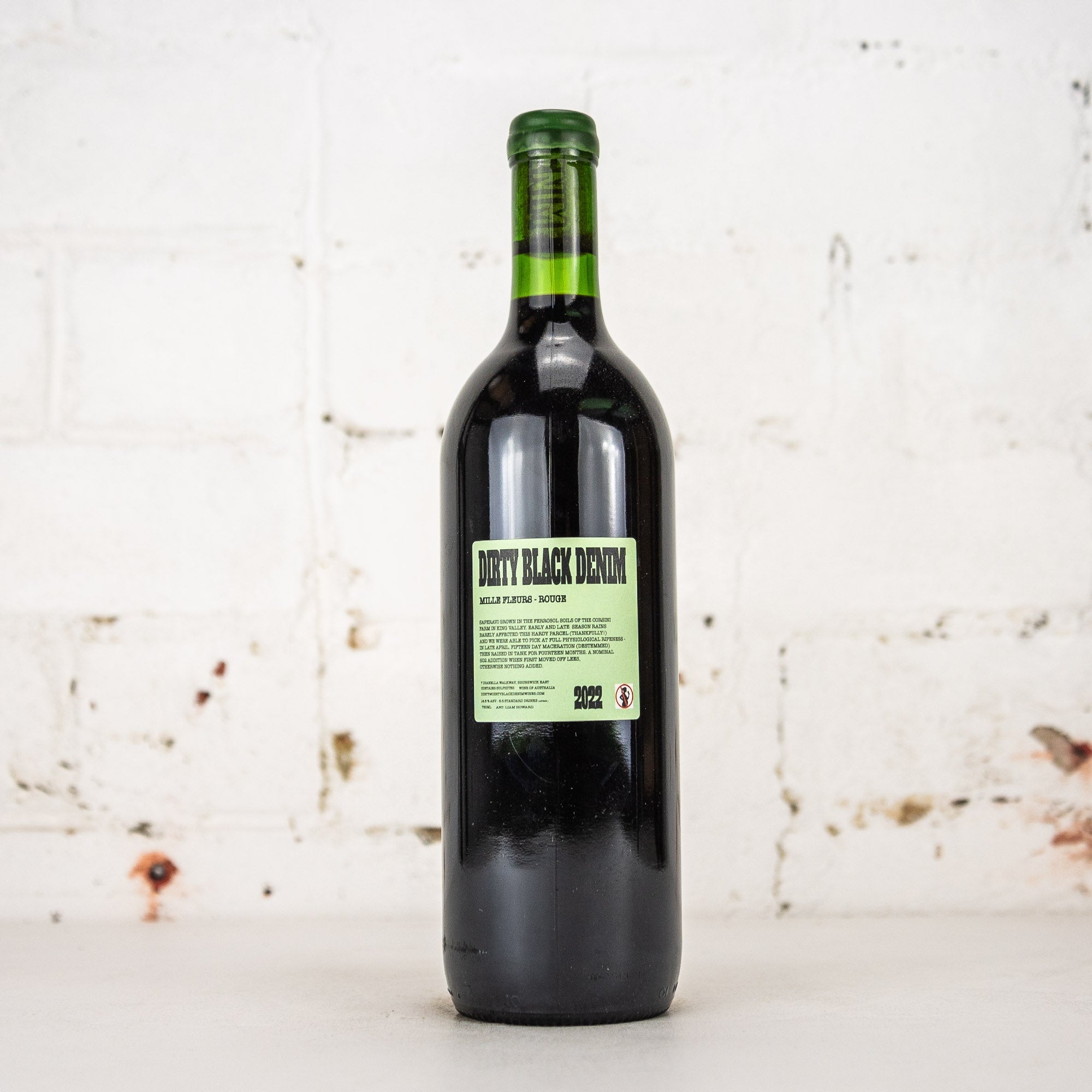 Dirty Black Denim - Mille Fleures Saperavi 2022 750ml