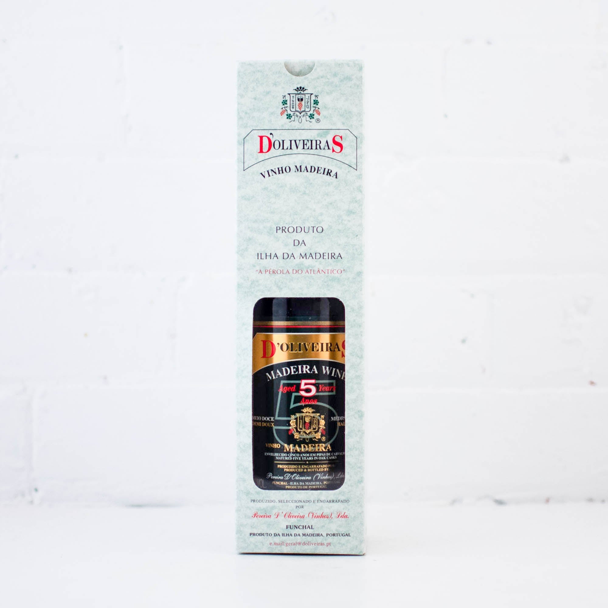 D'Oliveiras - Madeira 5 Years Medium Sweet 750ml